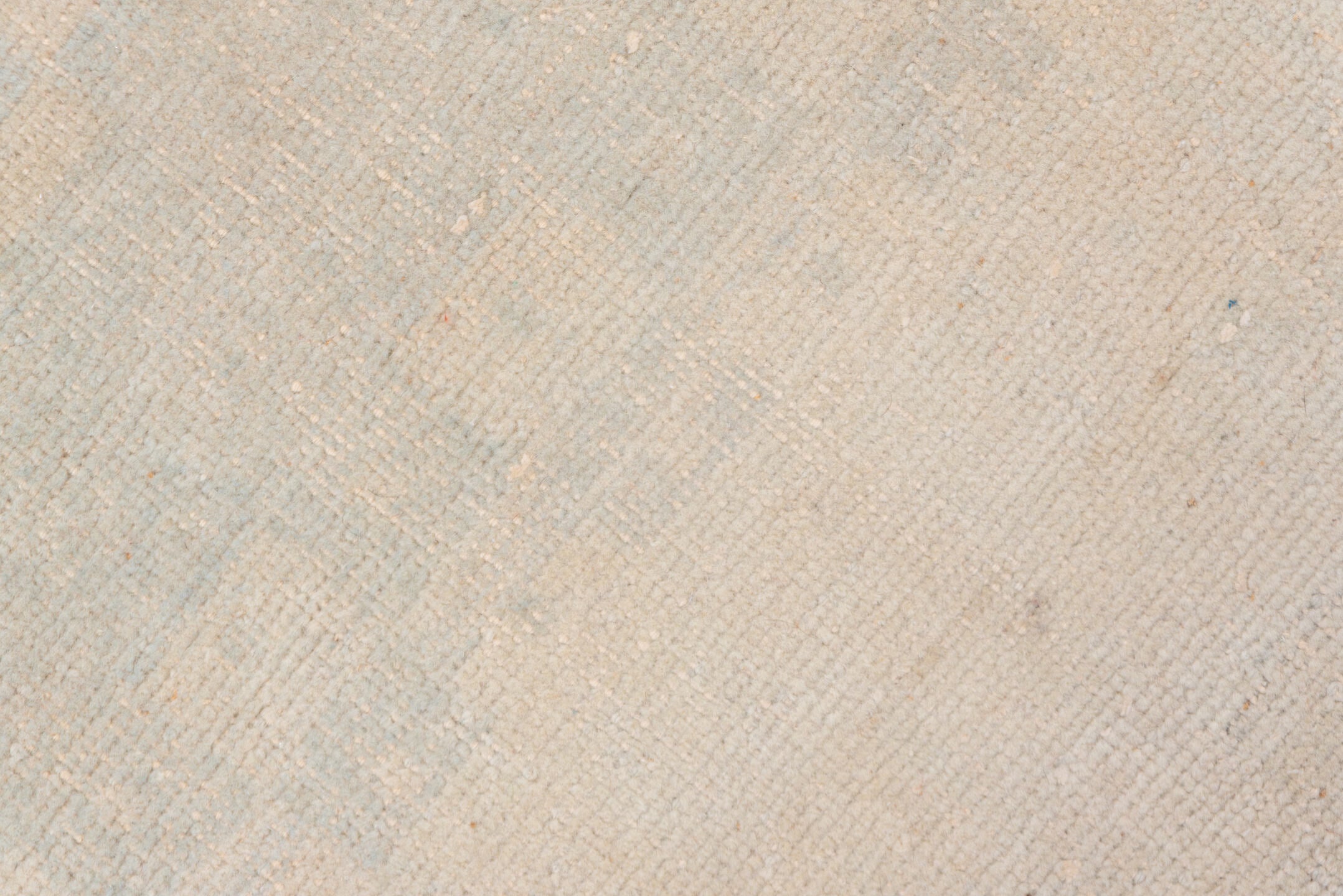 1' x 8' one-of-a-kind handmade vintage Oushak rug. Color palette: brown, gray, light gray, off-white, orange, snow, white