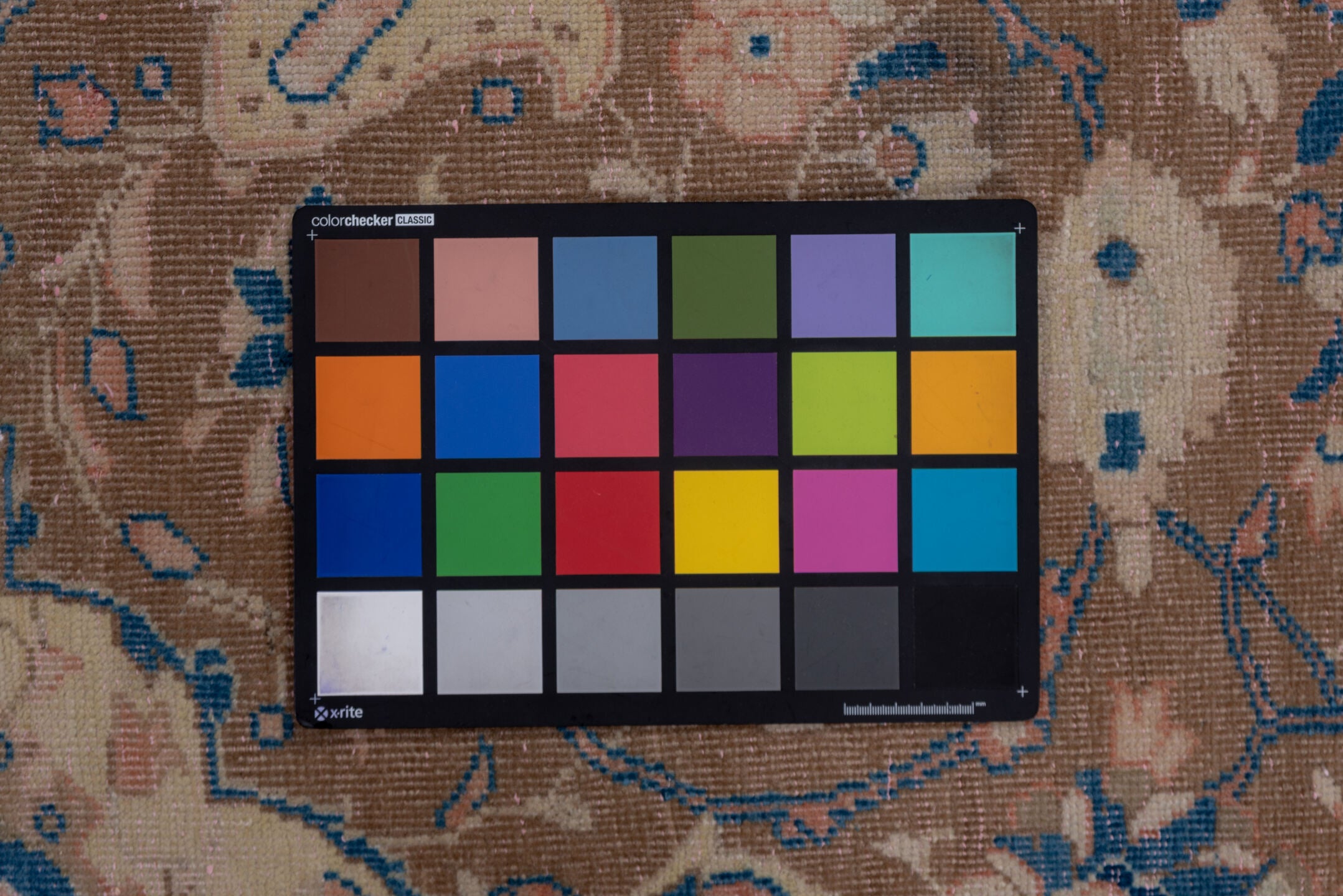 3' x 10' one-of-a-kind handmade vintage Oushak runner rug. Color palette: blue, brown, gray, light gray, pink