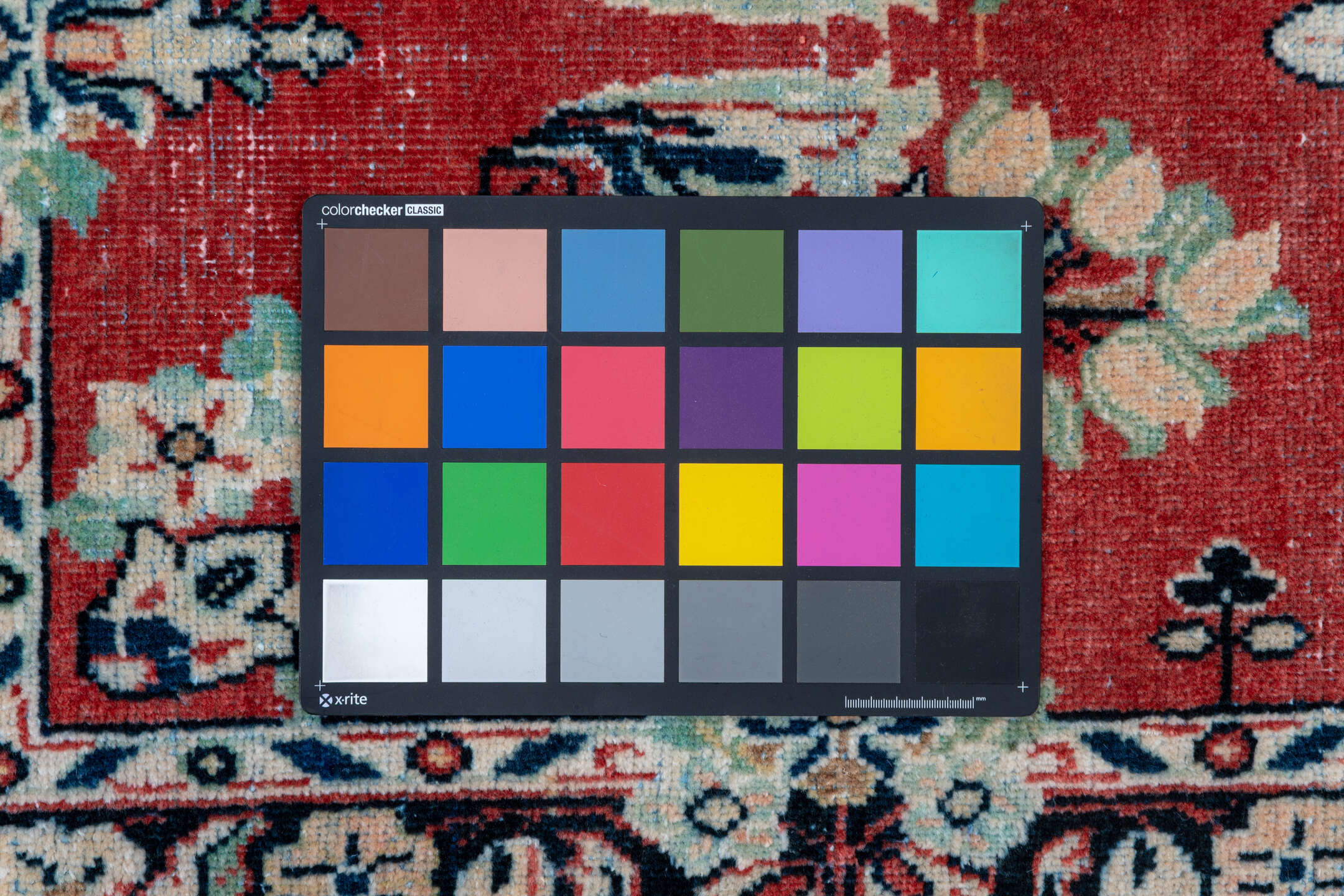 2' x 13' one-of-a-kind handmade vintage Mahal runner rug. Color palette: coral, ivory, navy, slate, rose, charcoal