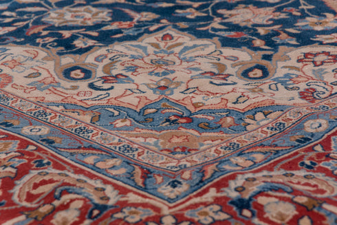 Vintage Kashan Area Rug (8' x 11')