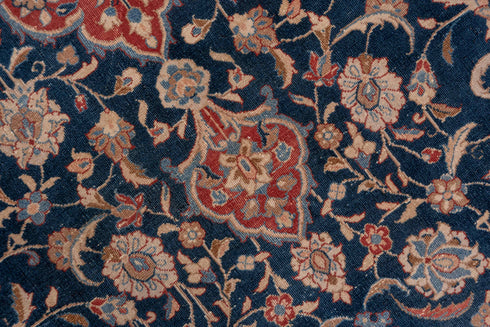 Vintage Kashan Area Rug (8' x 11')