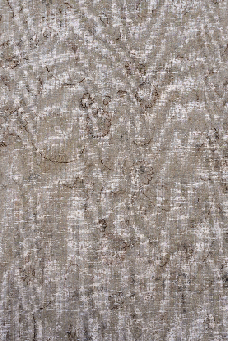 9' x 13' one-of-a-kind handmade vintage Sivas large size rug. Color palette: ivory, taupe, beige, sand, camel, greige, gray