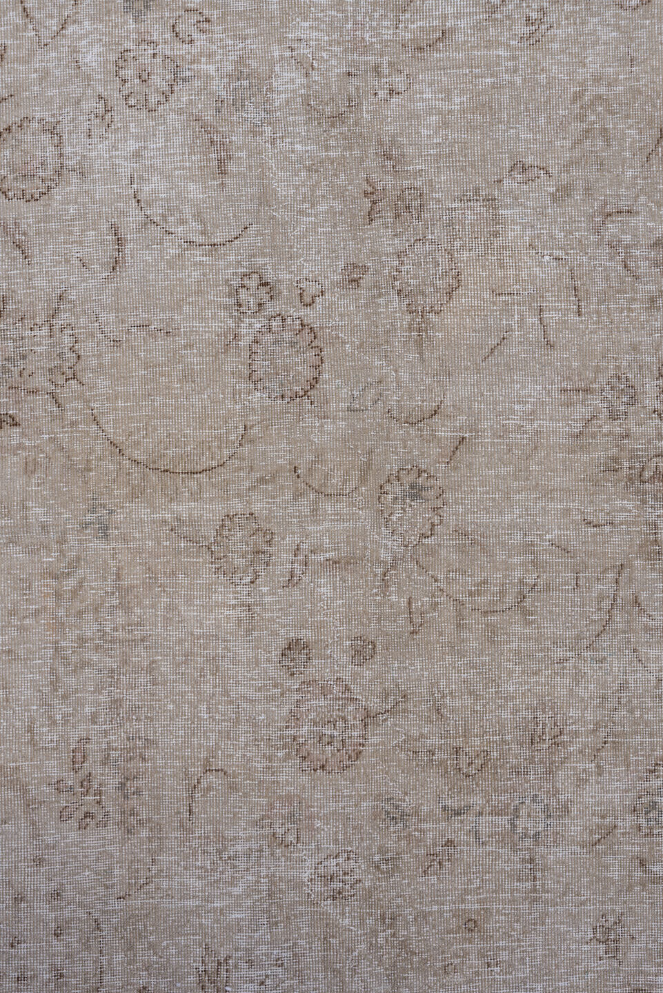 9' x 13' one-of-a-kind handmade vintage Sivas large size rug. Color palette: ivory, taupe, beige, sand, camel, greige, gray