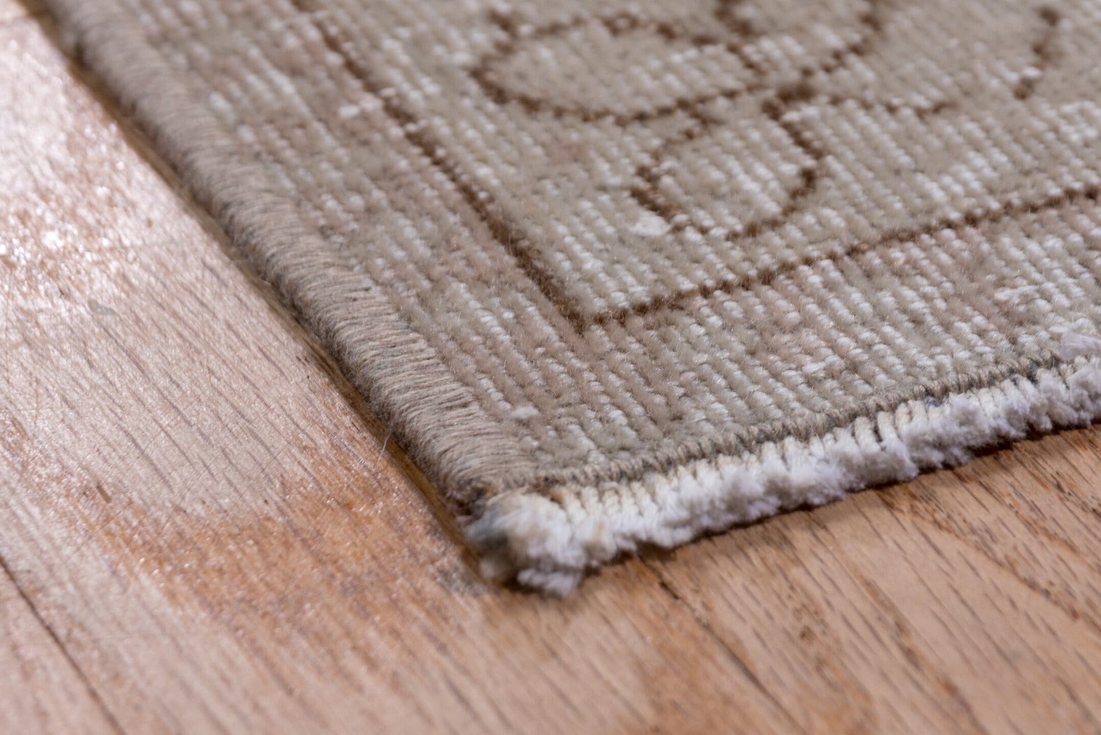 9' x 13' one-of-a-kind handmade vintage Sivas large size rug. Color palette: ivory, taupe, beige, sand, camel, greige, gray