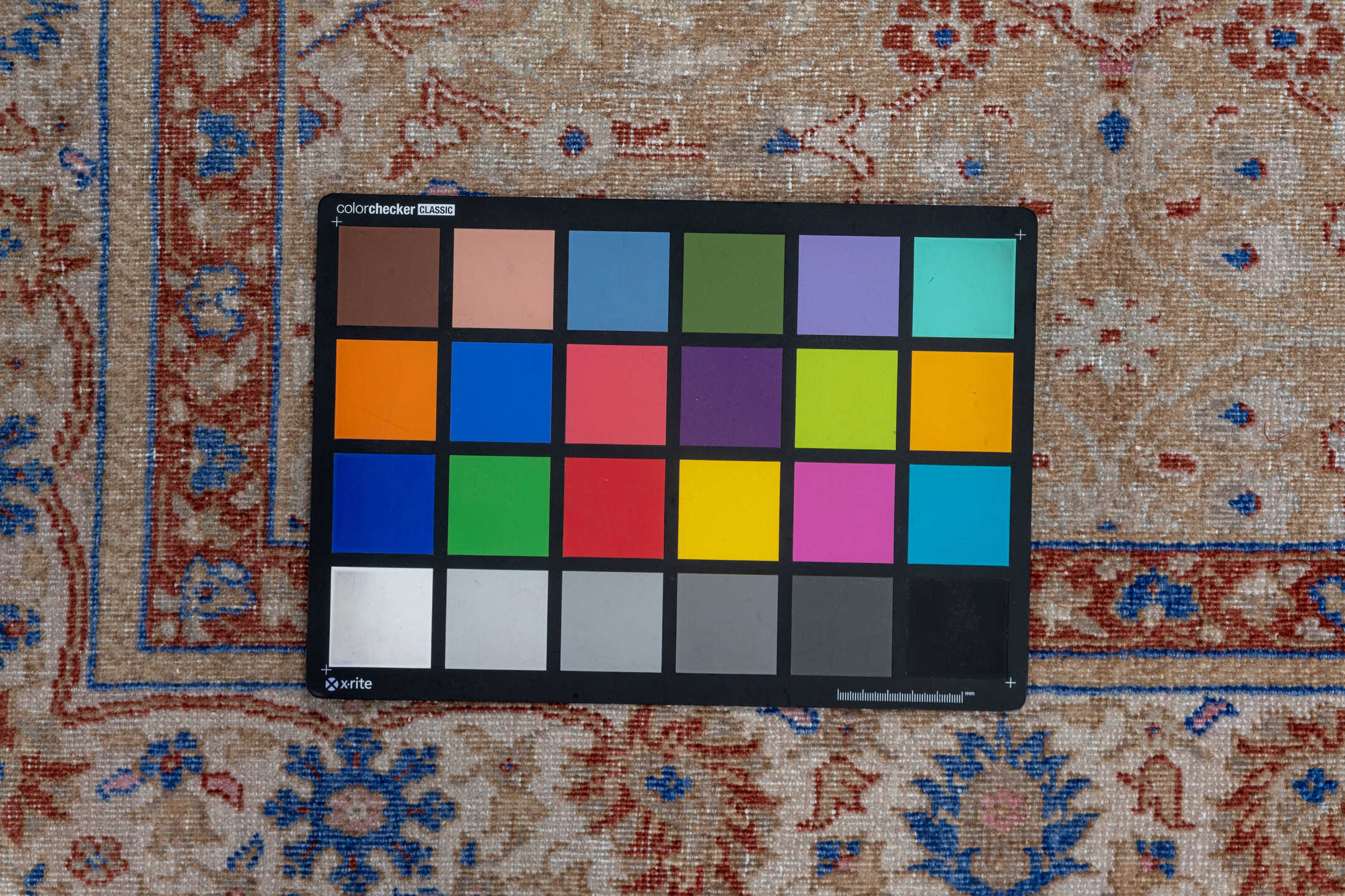 4' x 6' one-of-a-kind handmade vintage Sivas small size rug. Color palette: blue, brown, gray, light gray, pink, red