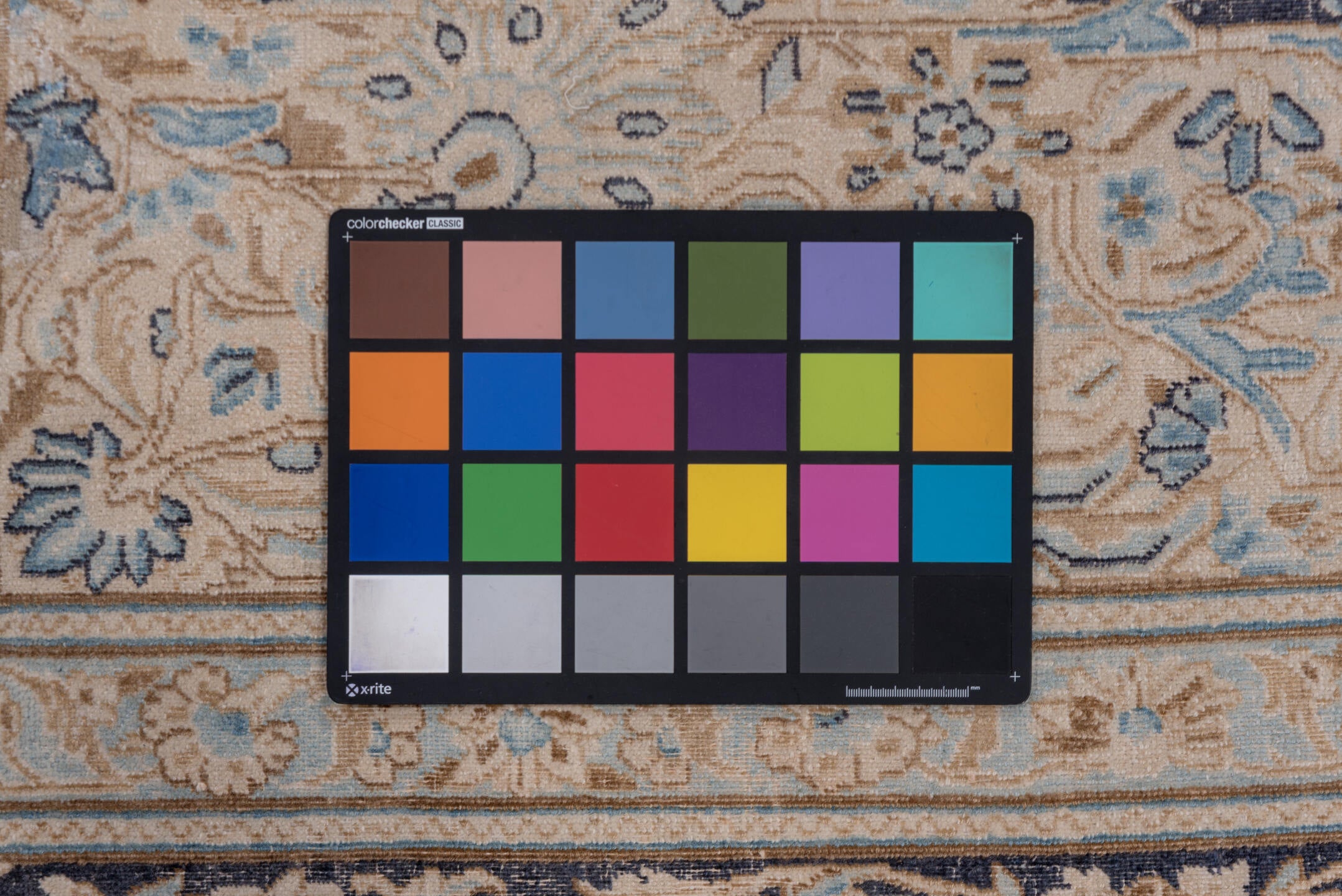 9' x 12' one-of-a-kind handmade vintage Kerman large size rug. Color palette: black, blue, brown, dark gray, gray