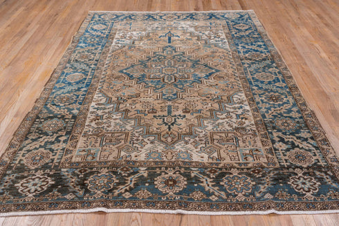 Antique Heriz Area Rug (6' x 9')
