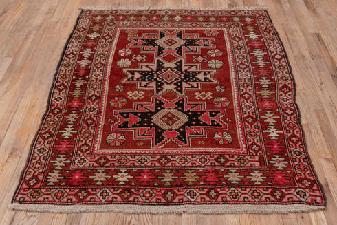 Antique Shirvan Area Rug (4' x 6')