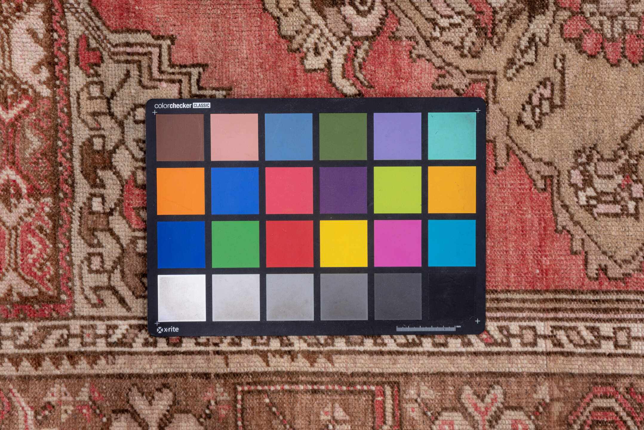 3' x 13' one-of-a-kind handmade vintage Oushak runner rug. Color palette: brown, light gray, off-white, orange, pink, red