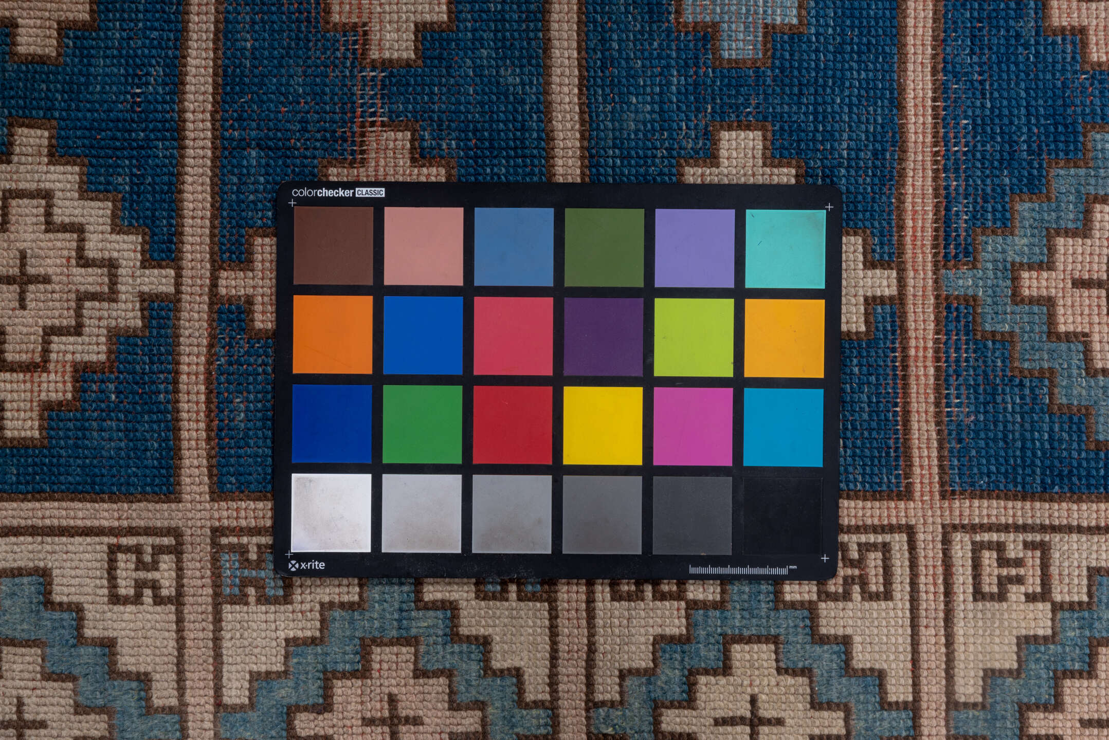 3' x 6' one-of-a-kind handmade vintage Oushak small size rug. Color palette: black, blue, brown, charcoal, fiord, gray