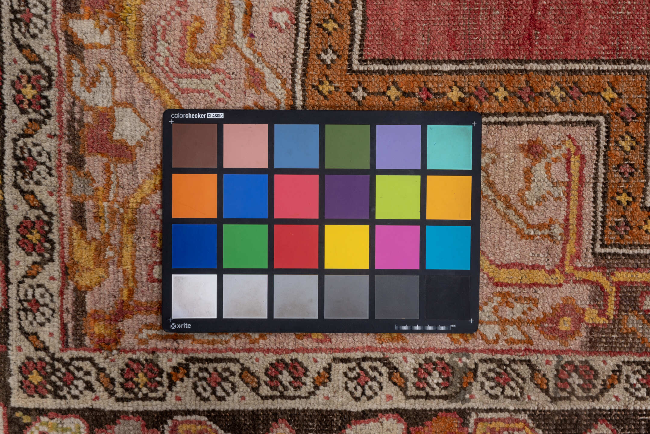 5' x 8' one-of-a-kind handmade vintage Oushak medium size rug. Color palette: brown, gray, pink