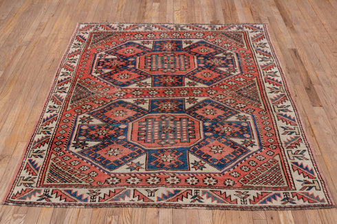 Vintage Oushak Area Rug (4' x 6')