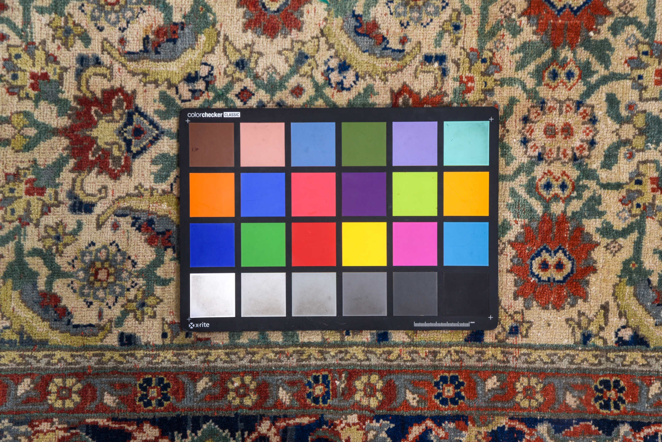 6' x 9' one-of-a-kind handmade vintage Sivas medium size rug. Color palette: blue, brown, fiord, gray, light gray, pink, red