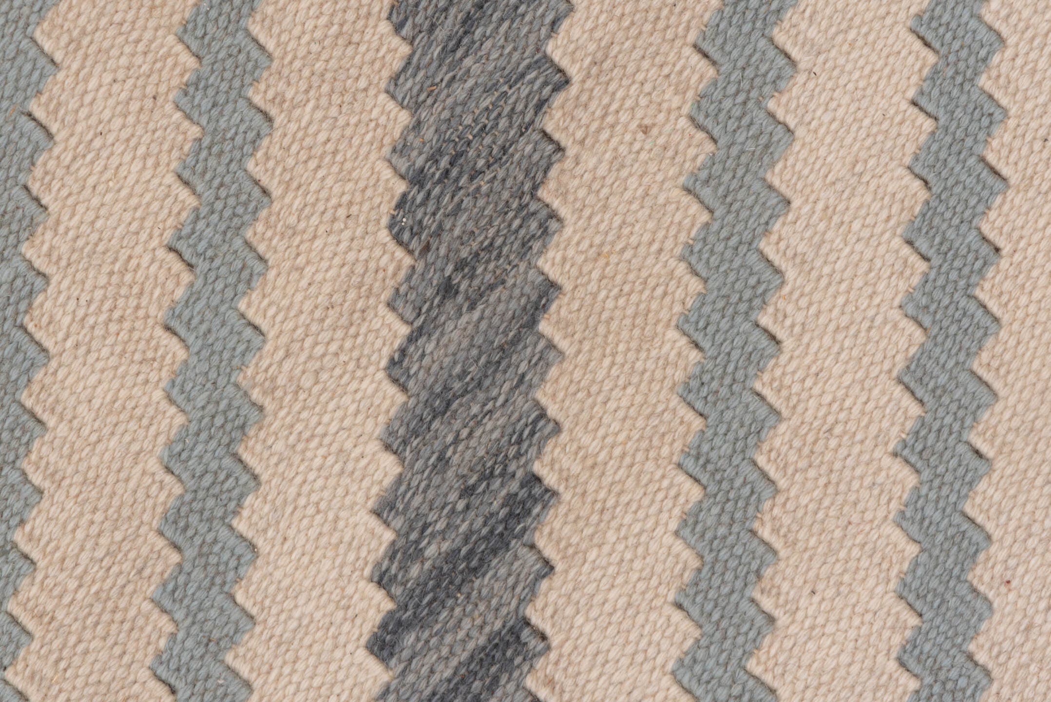 10' x 12' one-of-a-kind handmade vintage Kilim large size rug. Color palette: ivory, gray, taupe, beige