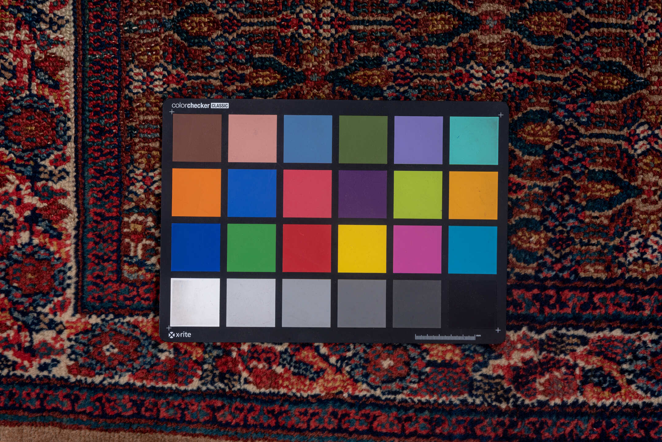 3' x 14' one-of-a-kind handmade vintage Cam Hamadan runner rug. Color palette: blue, brown, gray, pink, red, redwood