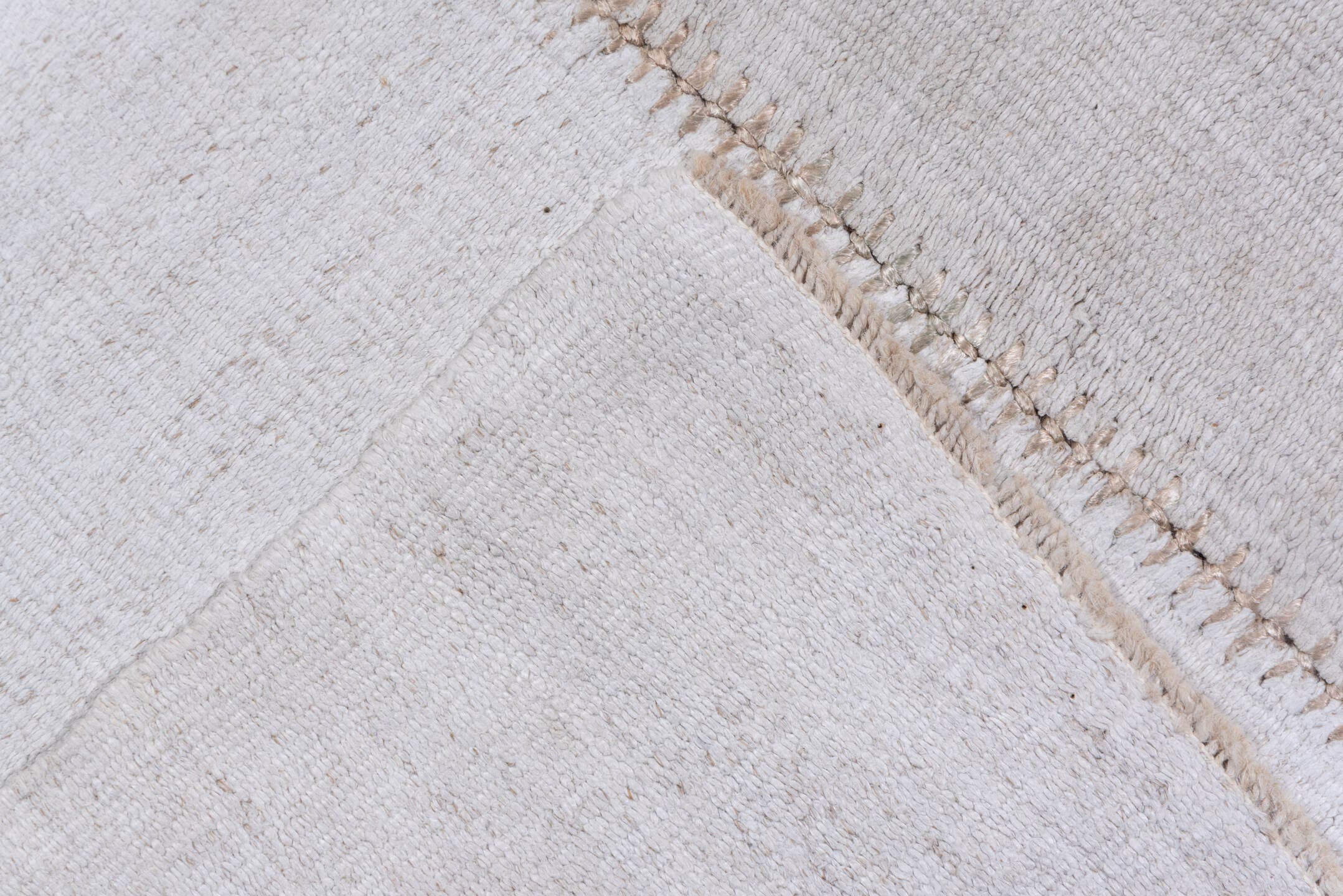 9' x 12' one-of-a-kind handmade vintage Hemp Kilim large size rug. Color palette: ivory, cream, taupe, beige, gray