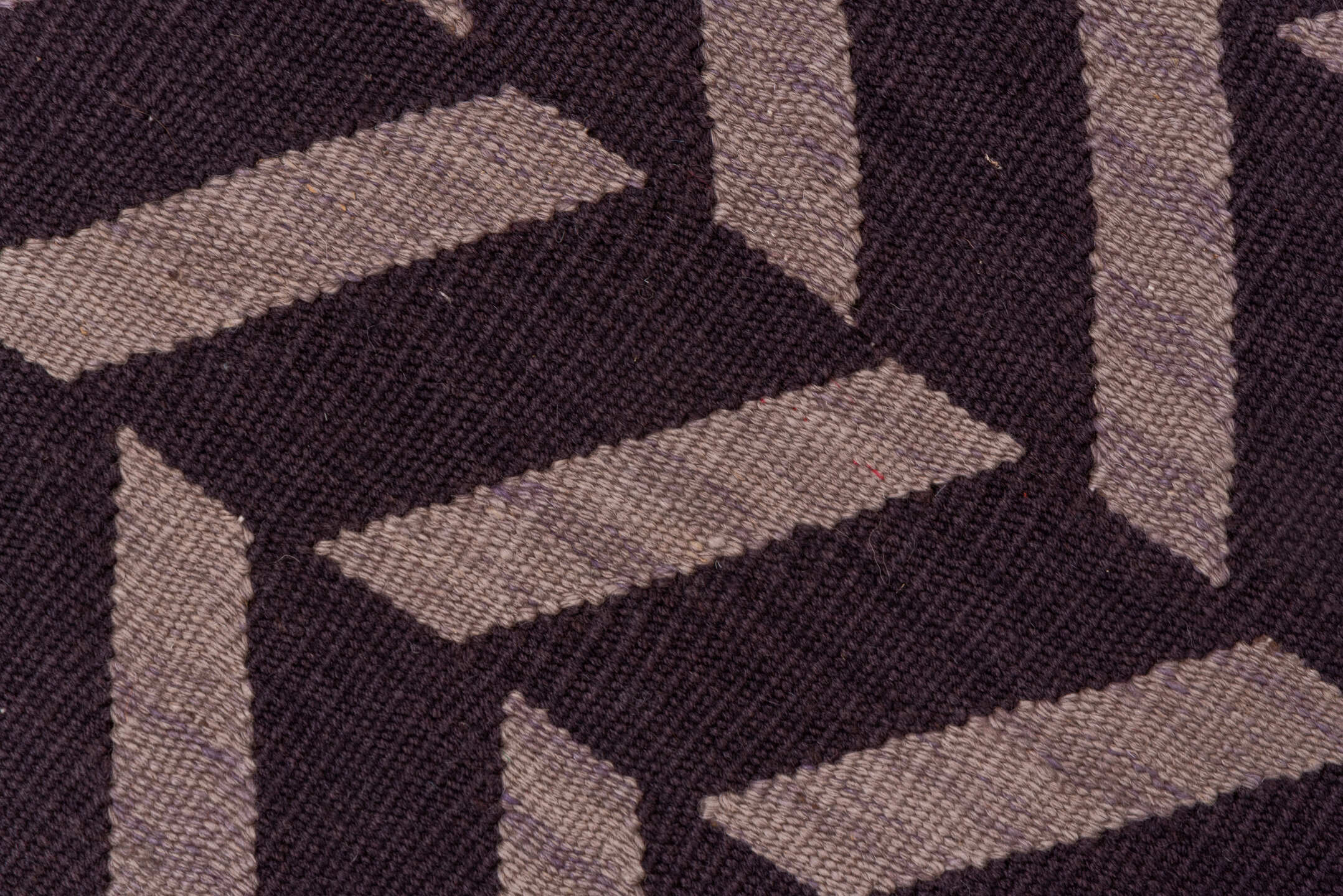 3' x 5' one-of-a-kind handmade vintage Kilim small size rug. Color palette: brown, taupe, beige, gray