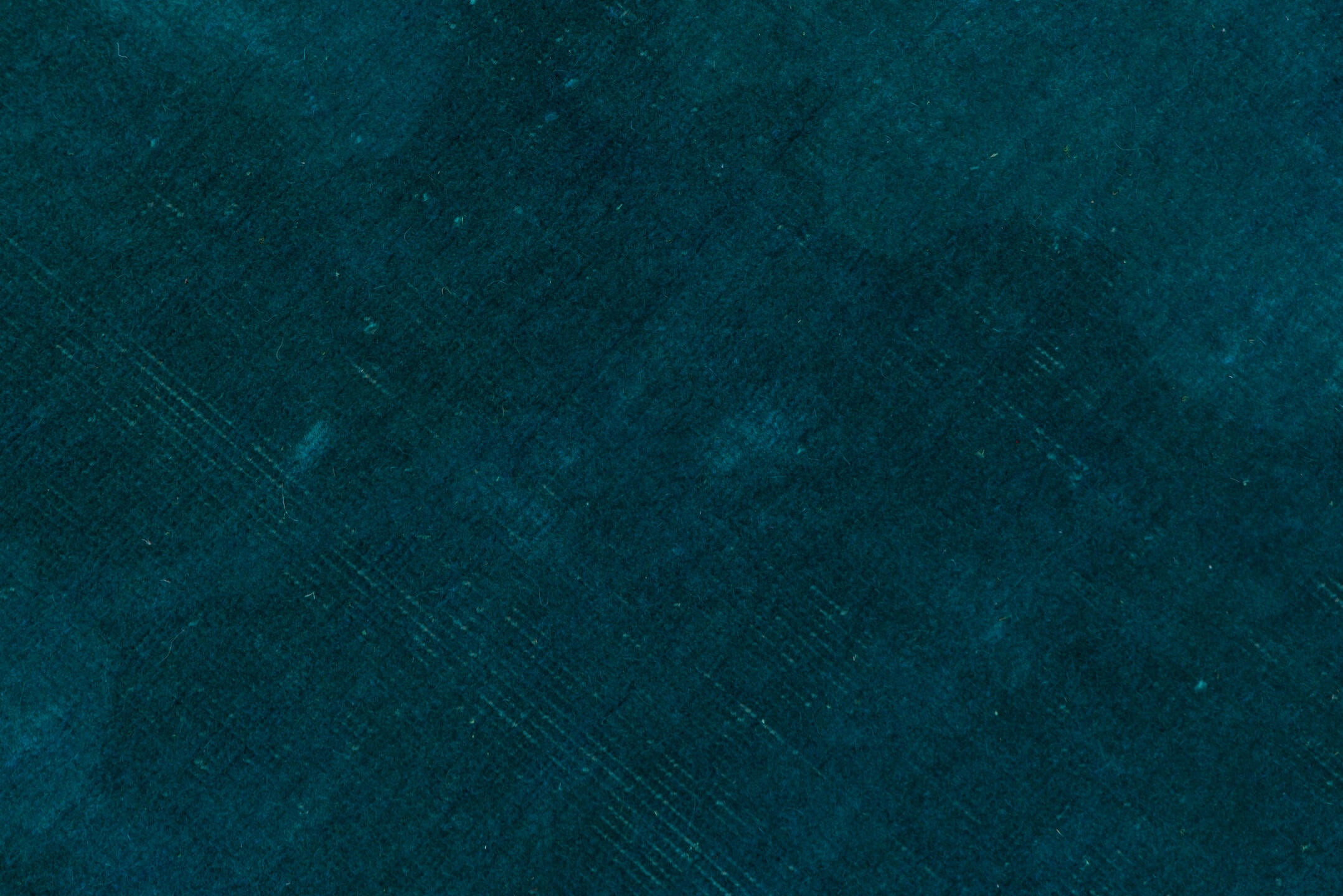 5' x 6' one-of-a-kind handmade antique Overdyed rug. Color palette: teal, petrol, peacock, charcoal, gray, black