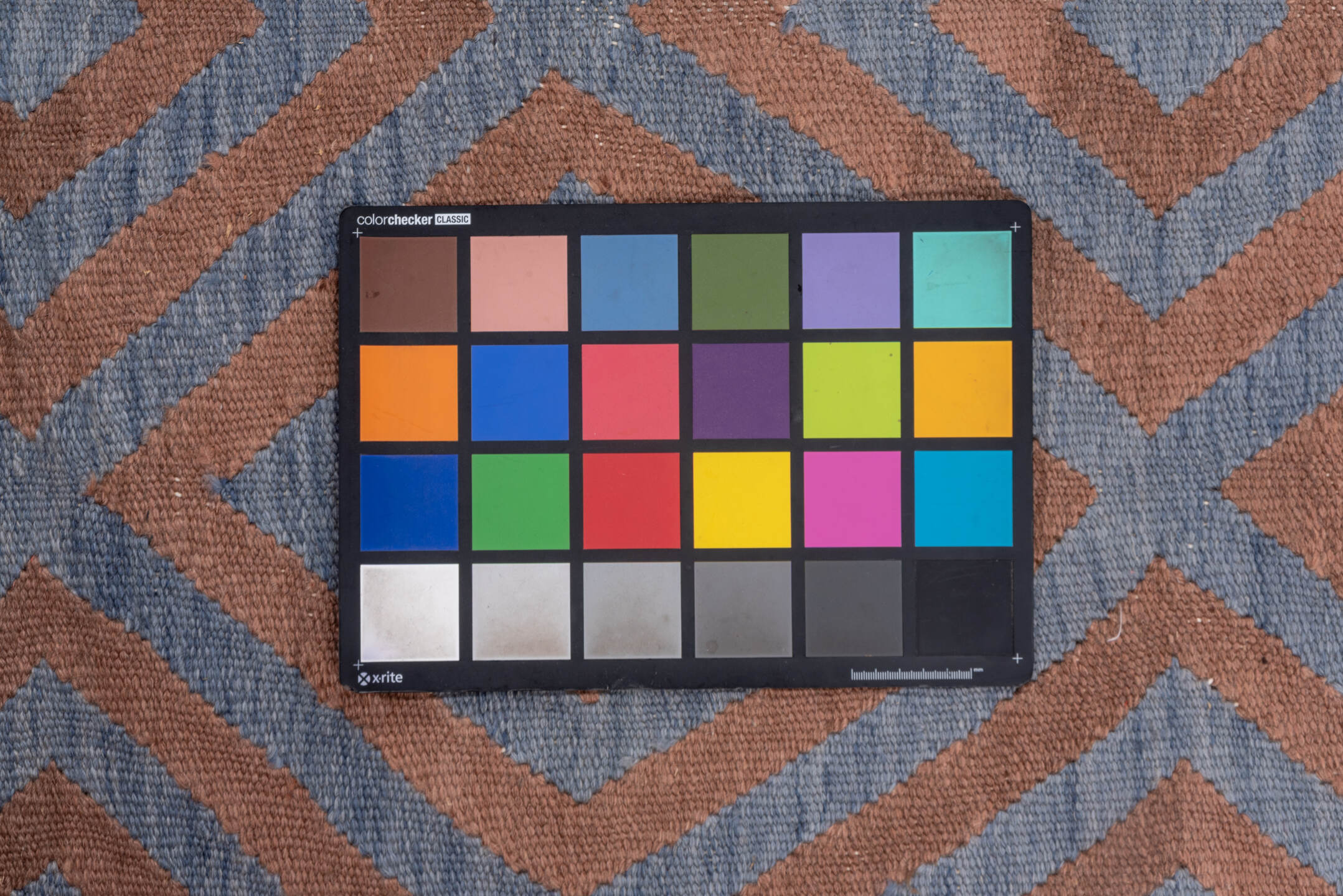 8' x 10' one-of-a-kind handmade vintage Kilim large size rug. Color palette: blue, brown, dim gray, gray, light gray