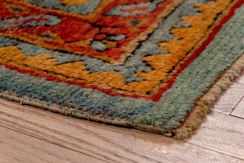 Antique Oushak Area Rug (7' x 8')
