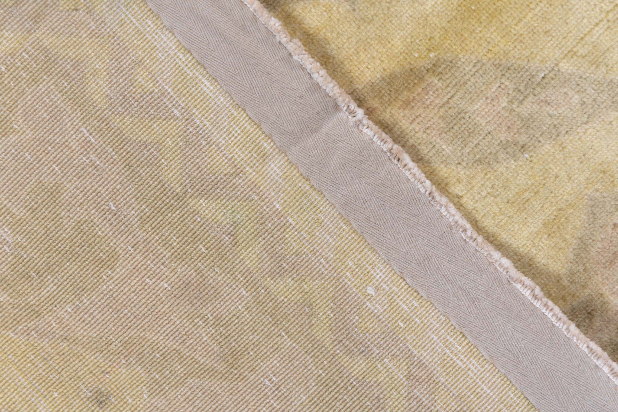 6' x 7' one-of-a-kind handmade antique Sivas rug. Color palette: beige, ivory, gold, taupe, ochre, camel, gray, brown