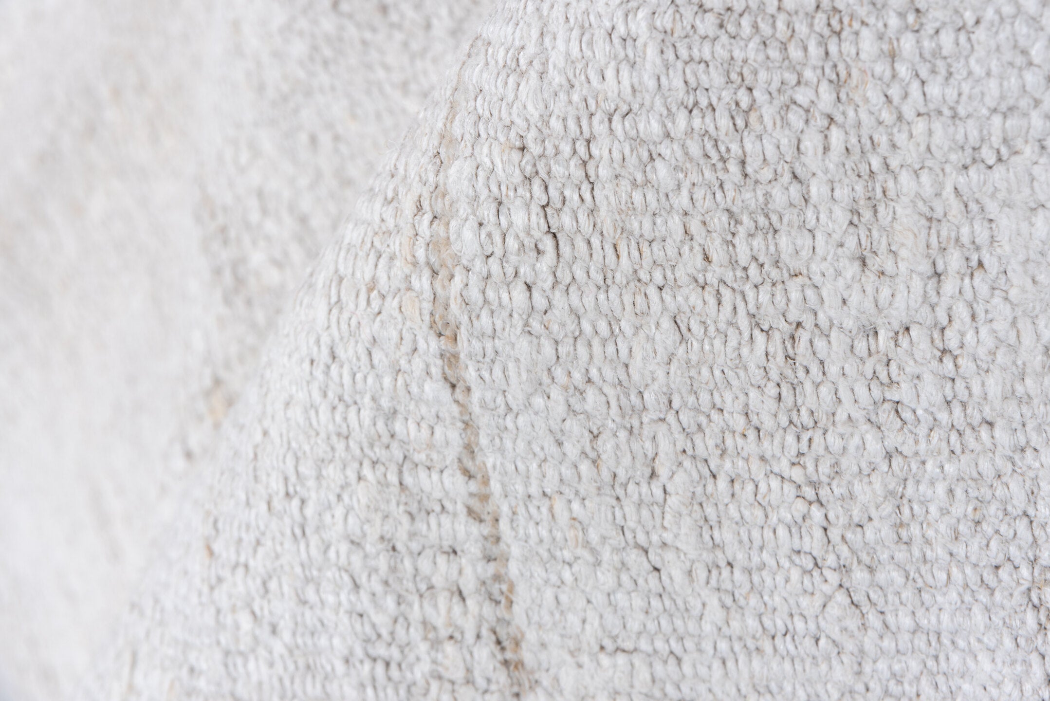 6' x 10' one-of-a-kind handmade vintage Hemp Kilim large size rug. Color palette: ivory, cream, beige, taupe, faint blue