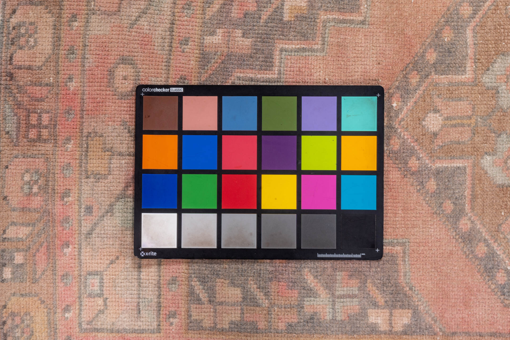 2' x 6' one-of-a-kind handmade vintage Oushak runner rug. Color palette: brown, gray, light gray, off-white, pink, snow