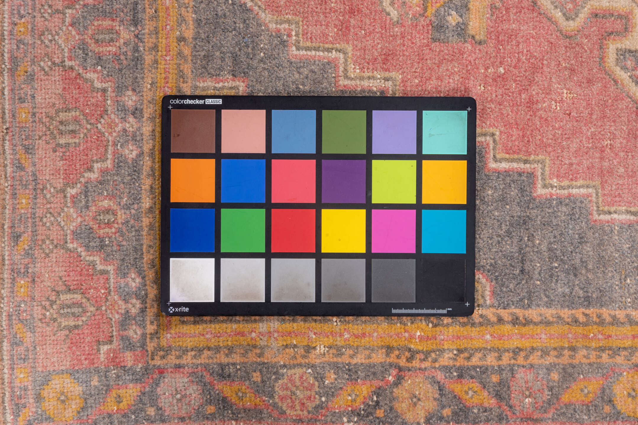 4' x 7' one-of-a-kind handmade vintage Oushak rug. Color palette: brown, gray, light gray, off-white, orange, pink