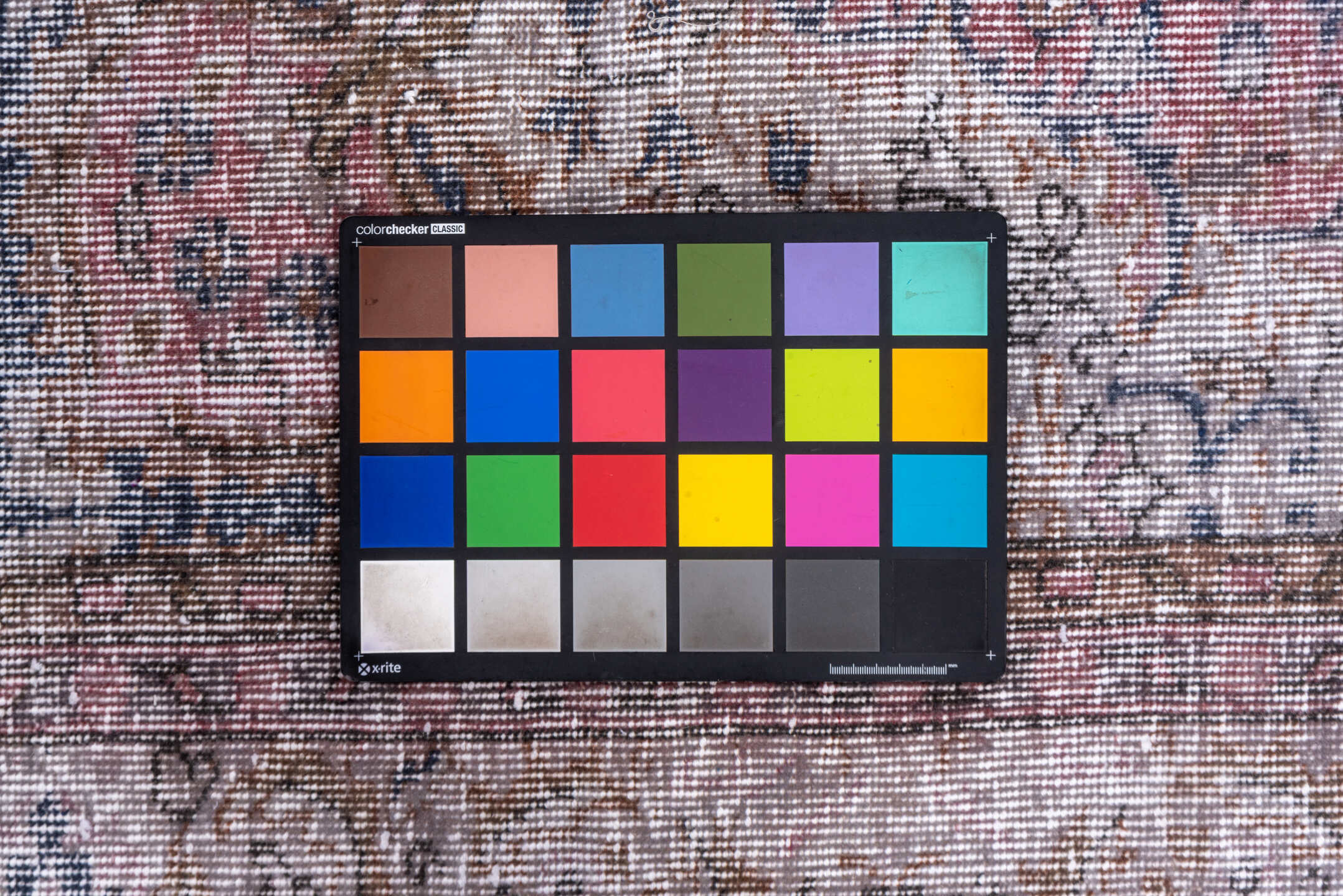 6' x 9' one-of-a-kind handmade vintage Overdyed medium size rug. Color palette: blue, gray, lavender blush, light gray