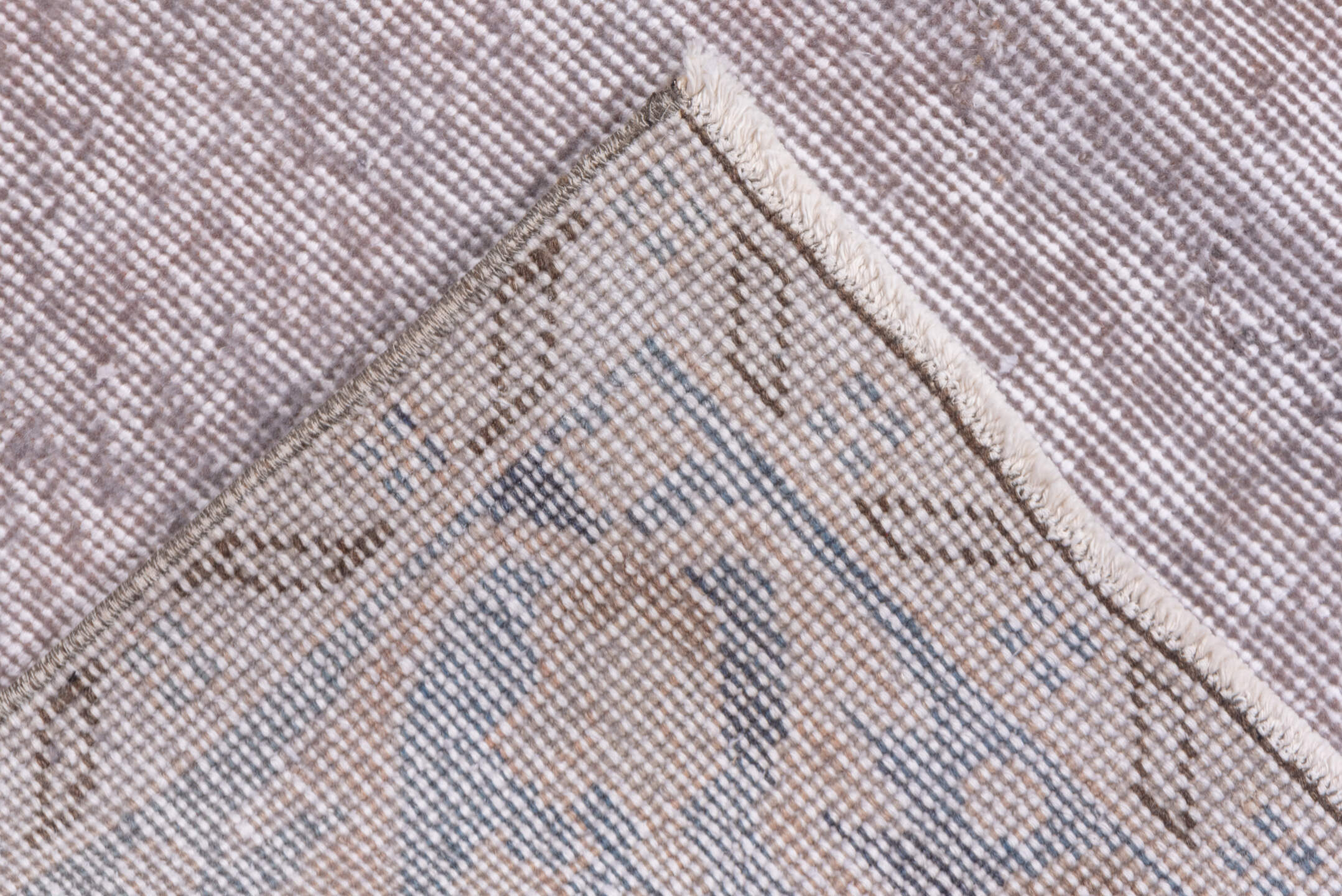 5' x 8' one-of-a-kind handmade antique Sparta medium size rug. Color palette: blush, ivory, pale blue, taupe, cream, pink