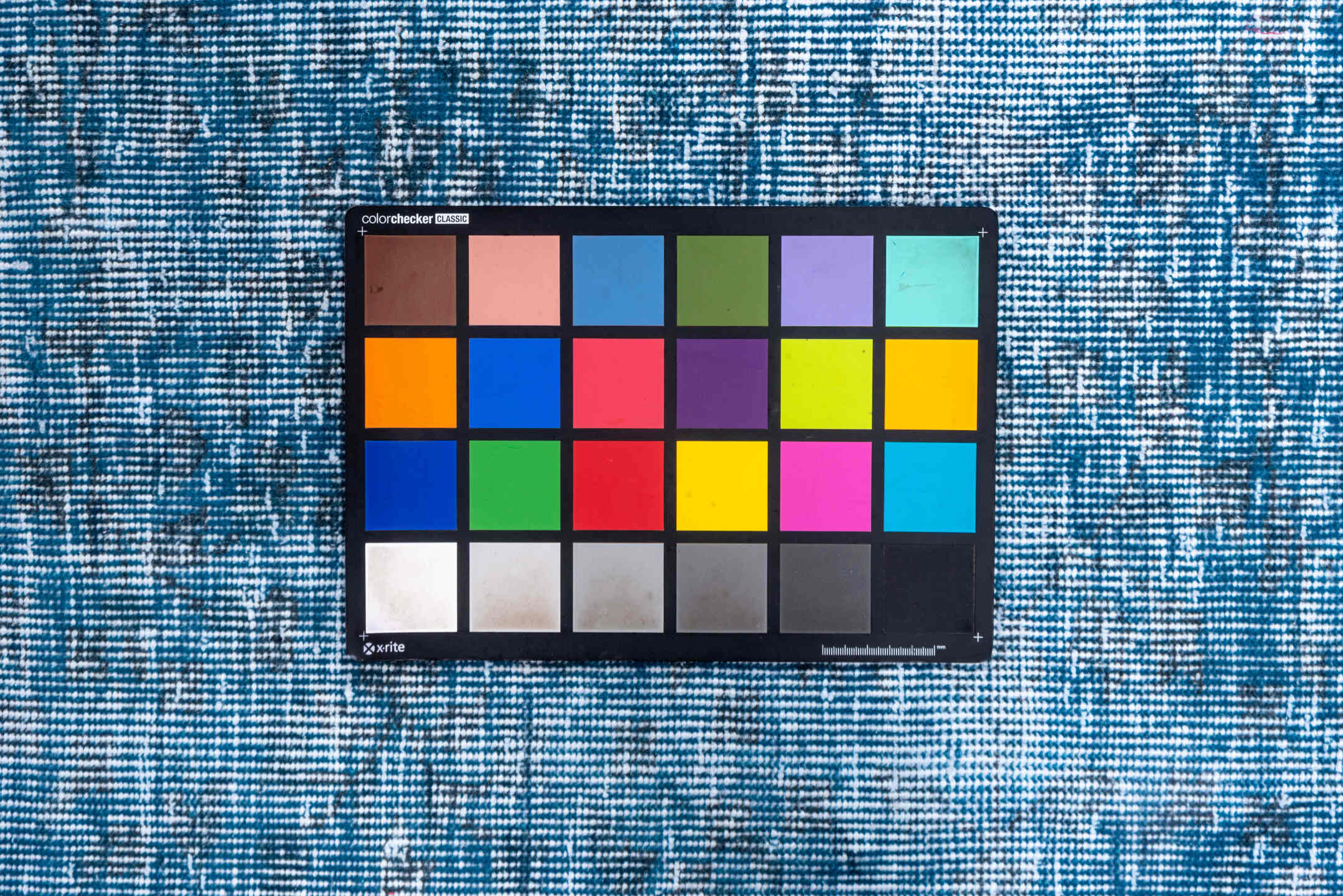 5' x 8' one-of-a-kind handmade vintage Overdyed medium size rug. Color palette: arapawa, blue, fiord, gainsboro, gray