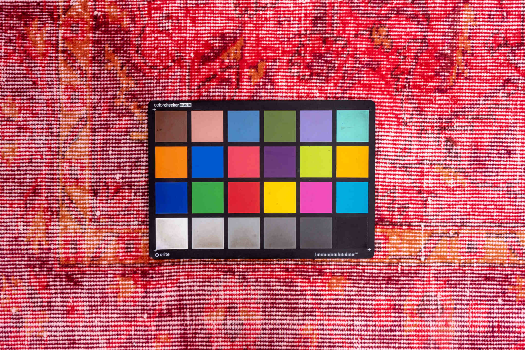 5' x 8' one-of-a-kind handmade vintage Overdyed medium size rug. Color palette: brown, indian red, light coral, light pink