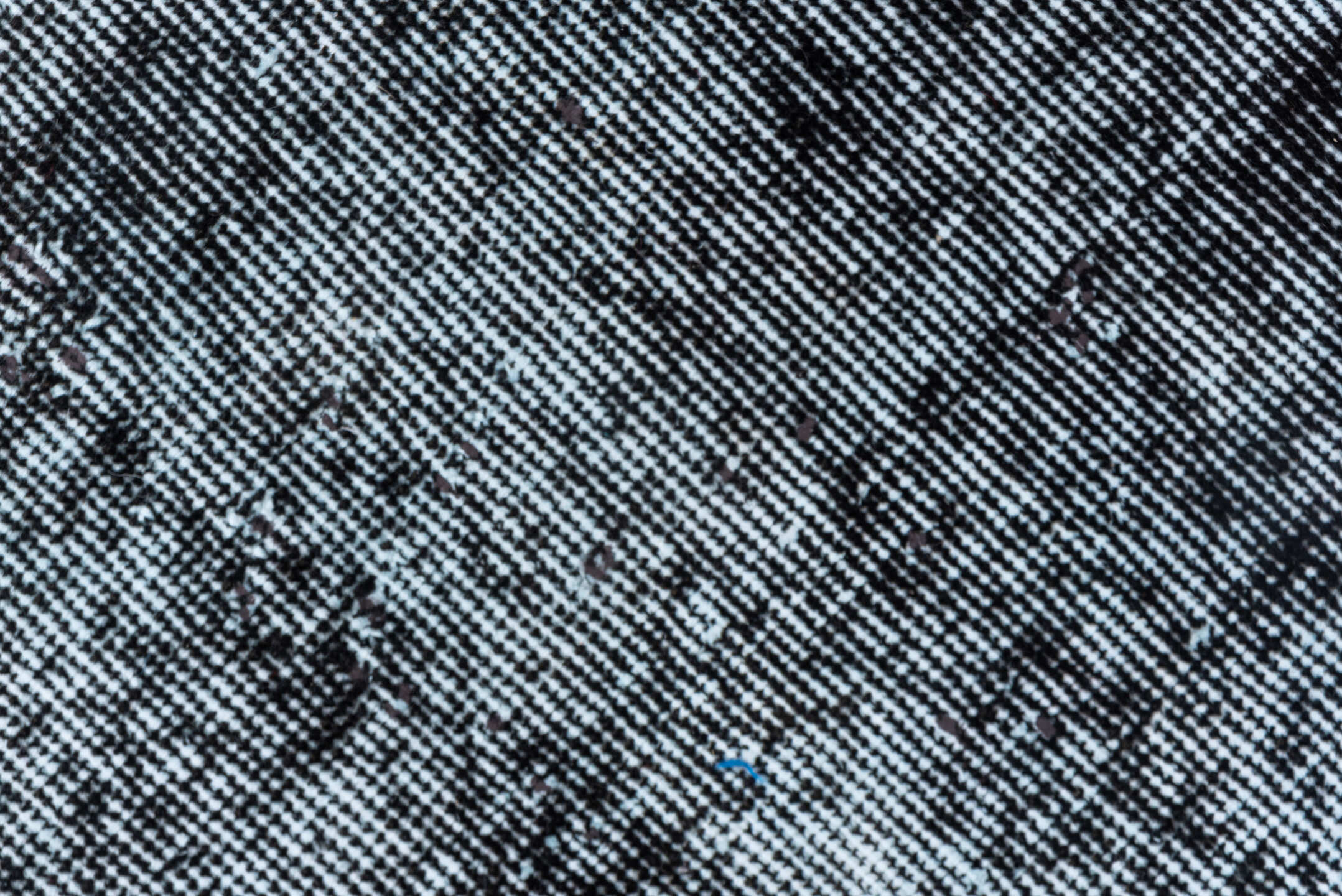 5' x 8' one-of-a-kind handmade antique Overdyed medium size rug. Color palette: silver, charcoal, slate, ivory, gray, black