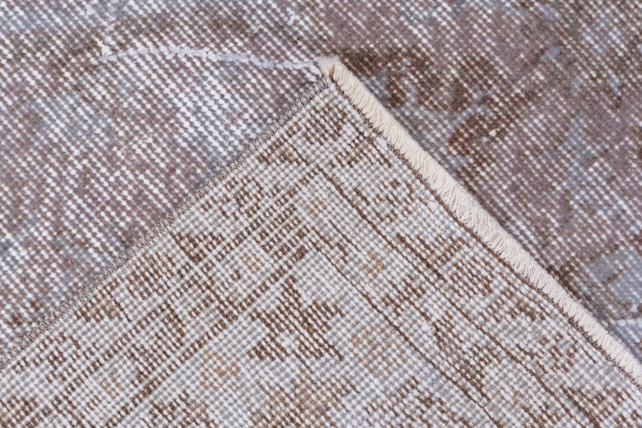 5' x 10' one-of-a-kind handmade antique Sparta medium size rug. Color palette: taupe, ivory, beige, stone, blush, camel