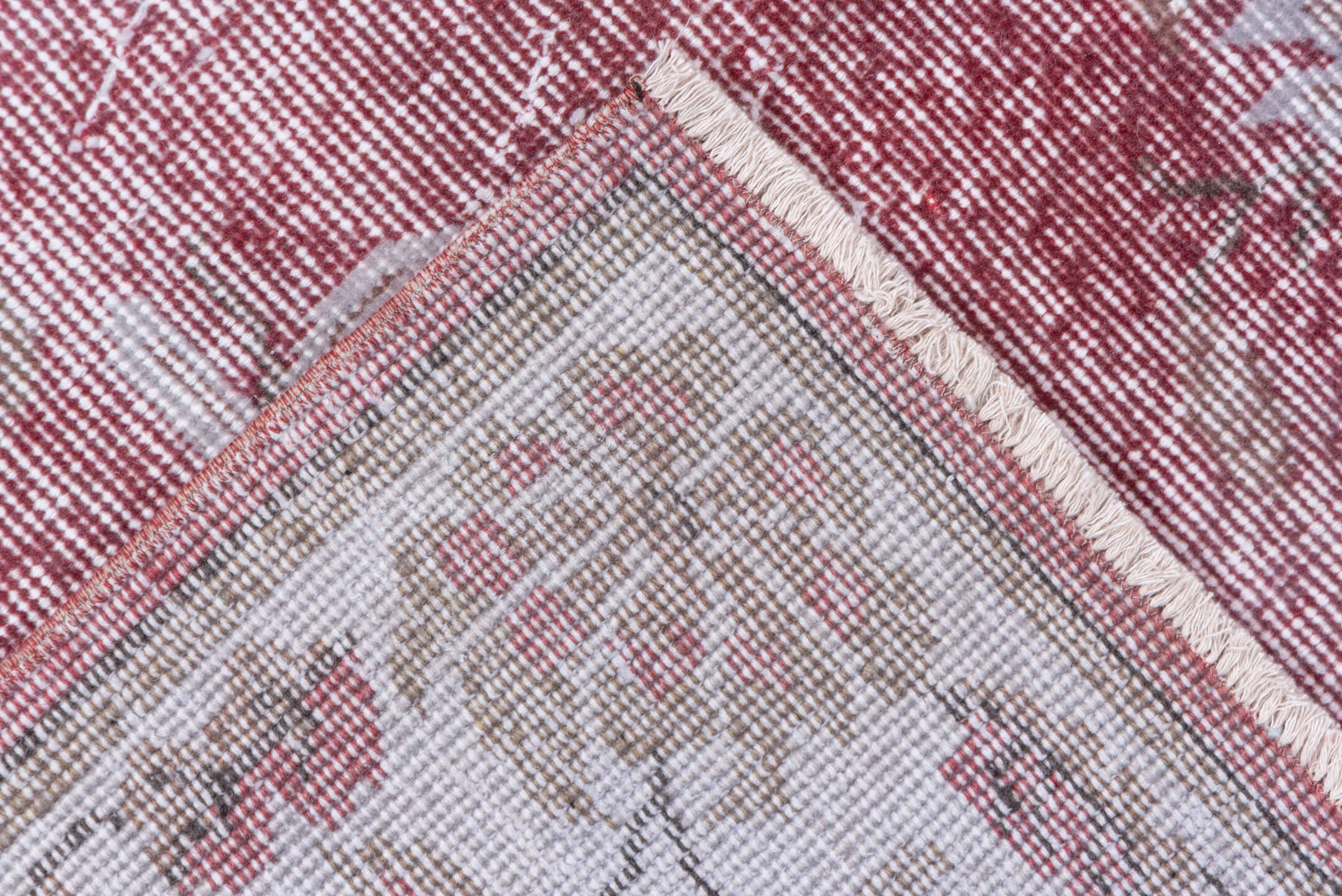 6' x 9' one-of-a-kind handmade antique Sparta medium size rug. Color palette: rose, ivory, blush, taupe, dusty pink, sage