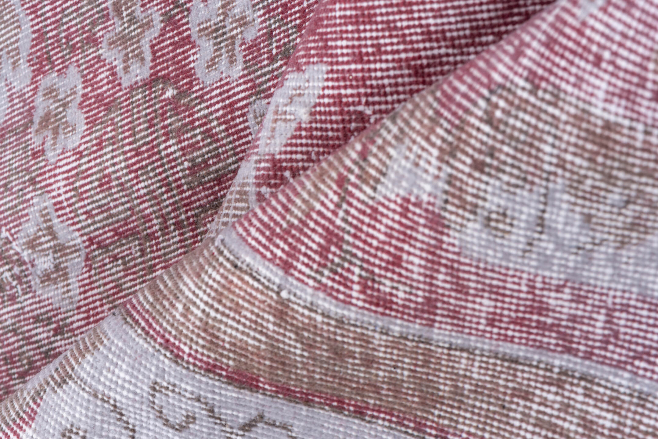 6' x 9' one-of-a-kind handmade antique Sparta medium size rug. Color palette: rose, ivory, blush, taupe, dusty pink, sage