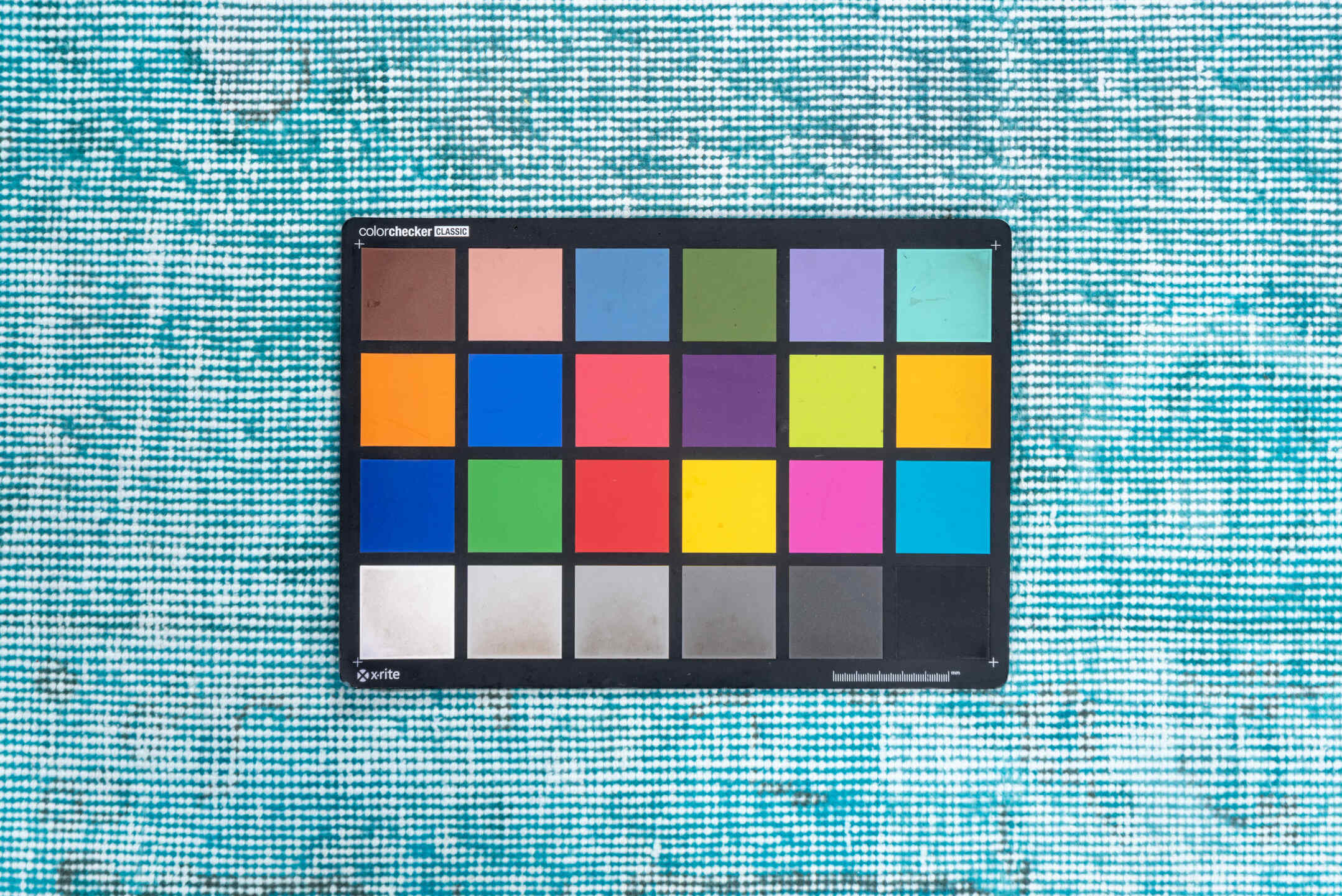 6' x 8' one-of-a-kind handmade vintage Overdyed medium size rug. Color palette: blue, gray, green, light blue, light gray