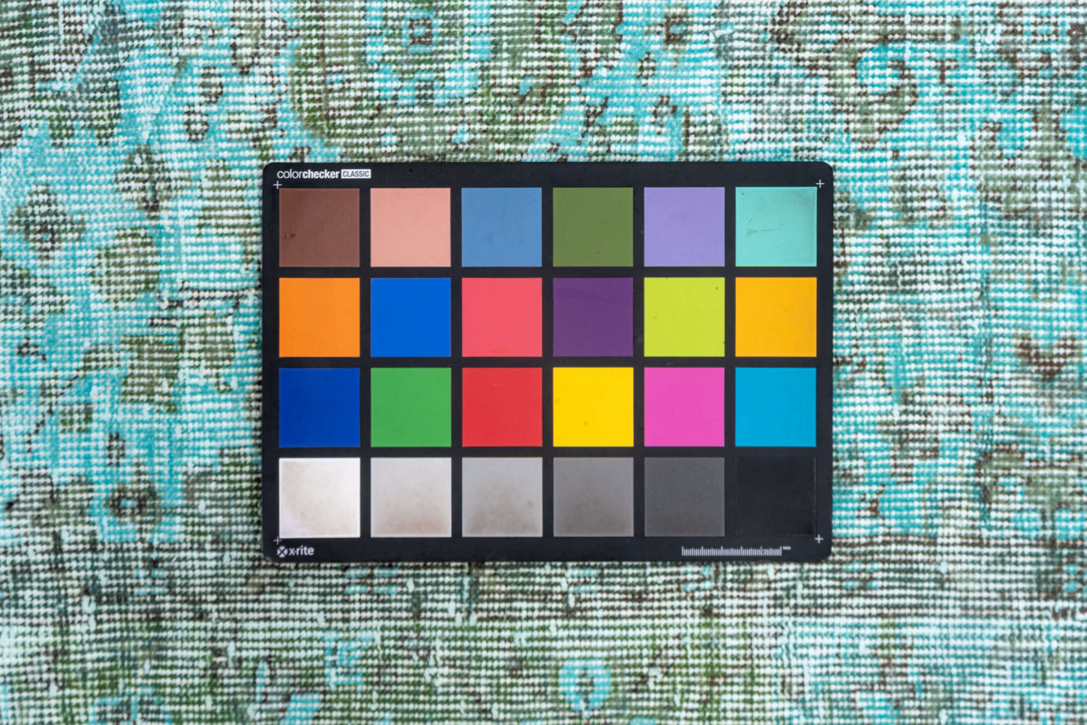 5' x 9' one-of-a-kind handmade vintage Overdyed medium size rug. Color palette: blue, gray, green, light blue, light gray