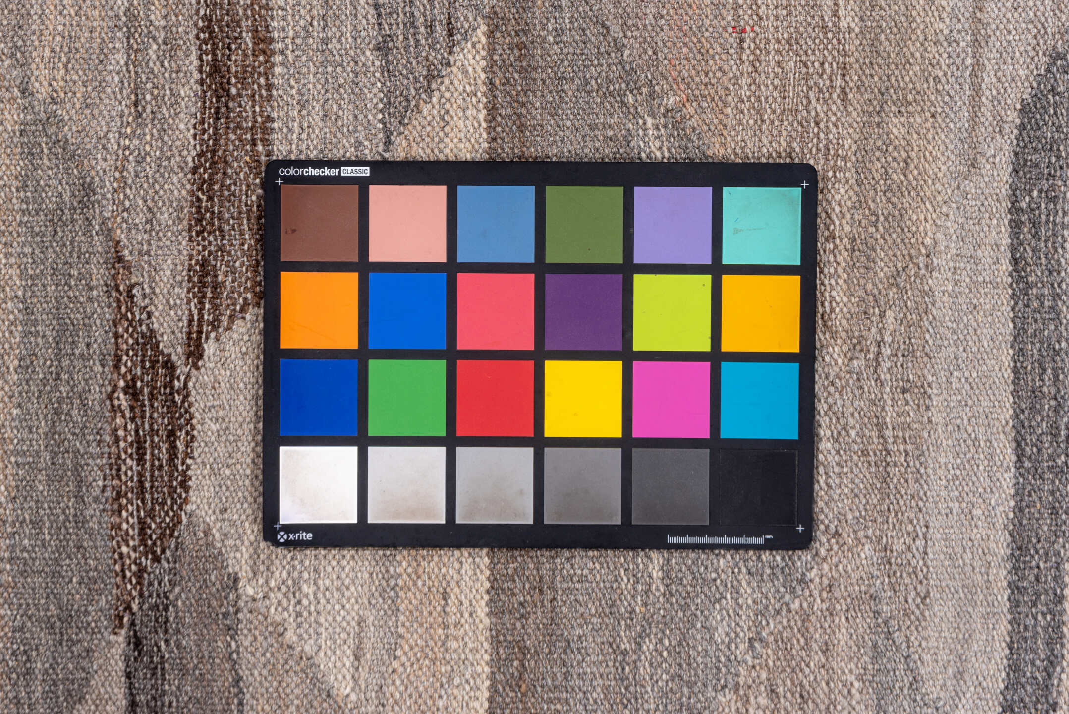 8' x 11' one-of-a-kind handmade vintage Kilim large size rug. Color palette: brown, gray, light gray, off-white, pink