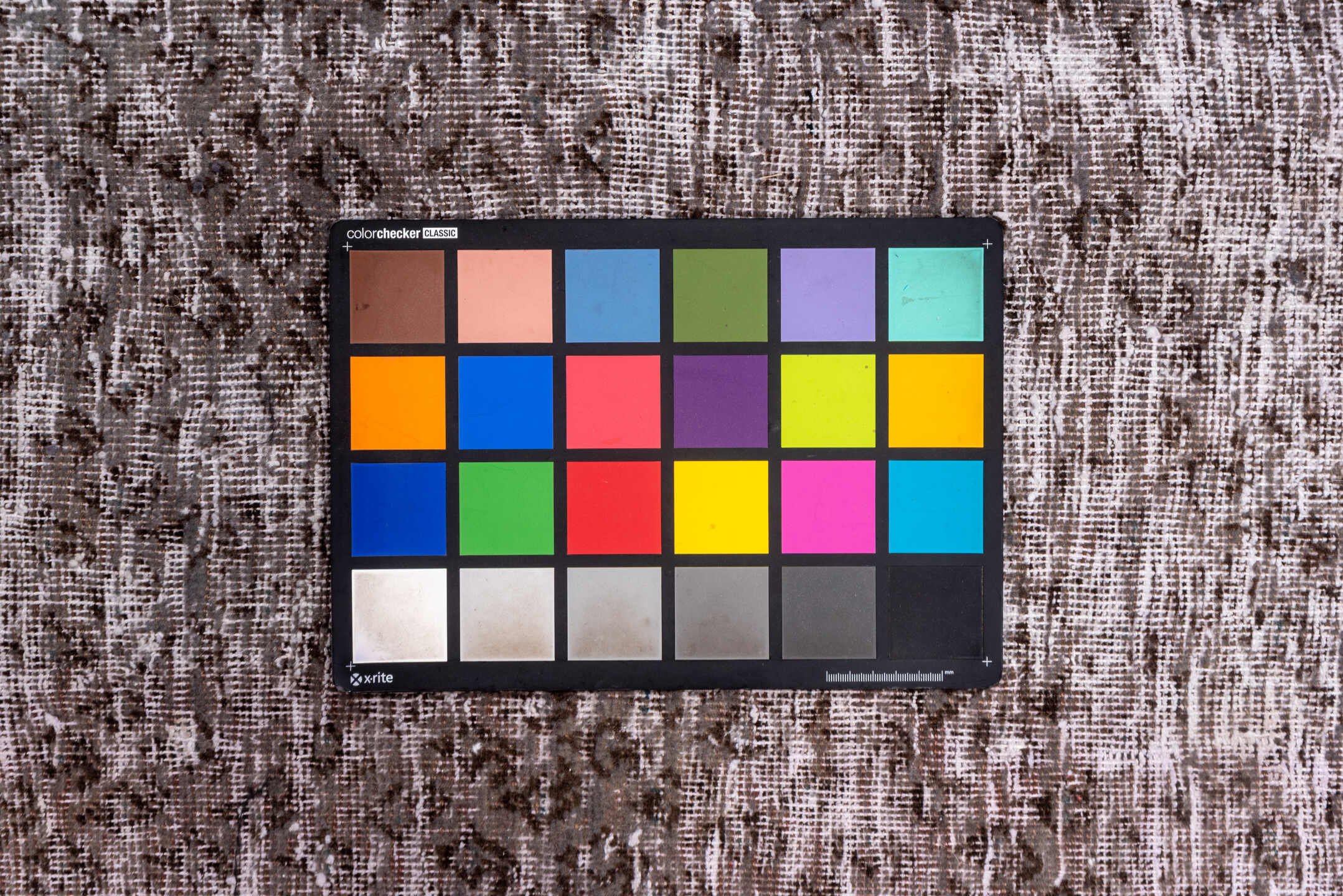 7' x 10' one-of-a-kind handmade vintage Mov large size rug. Color palette: black, dim gray, gray, light gray, off-white