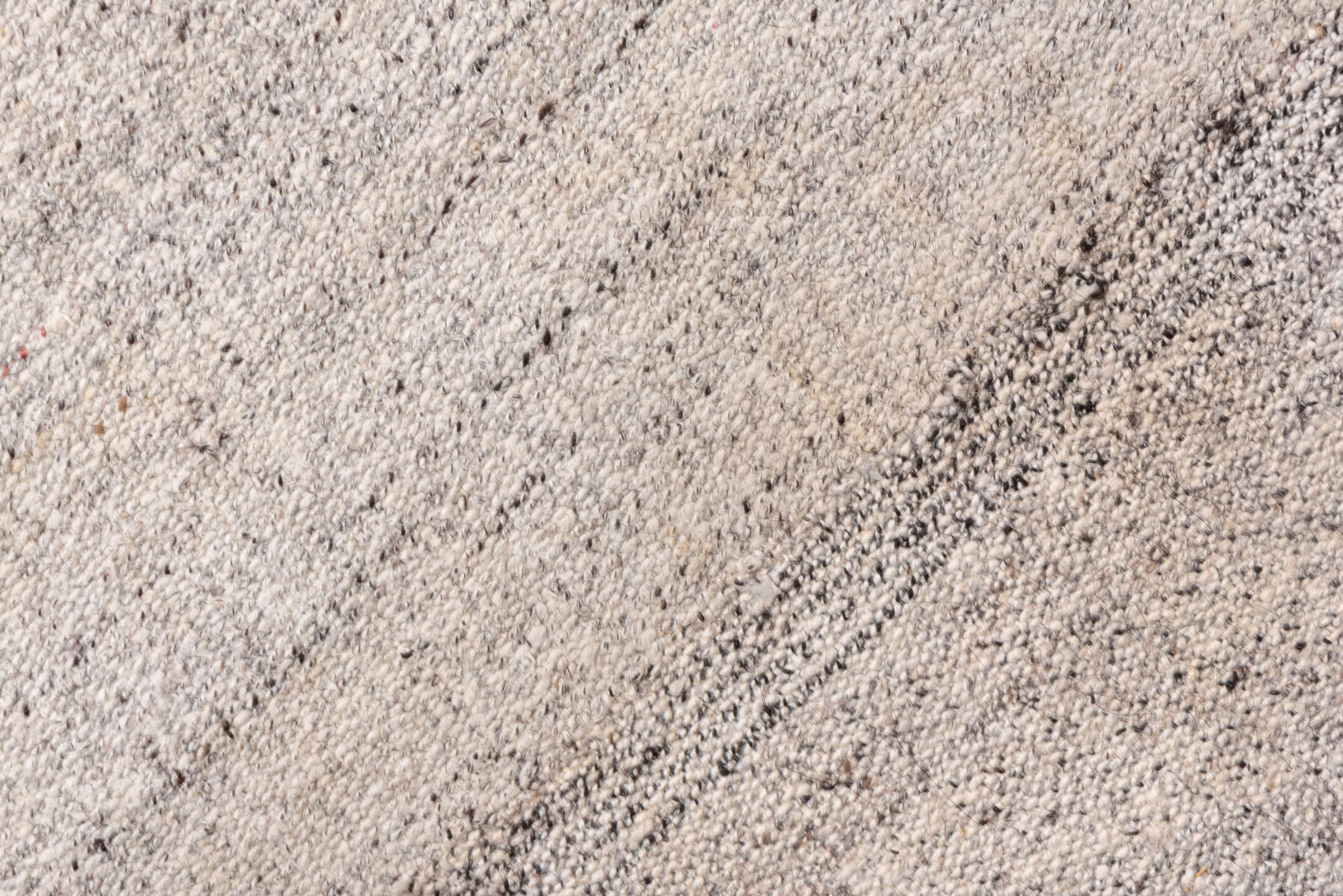 8' x 11' one-of-a-kind handmade vintage Flatweave large size rug. Color palette: ivory, cream, taupe, light gray, beige