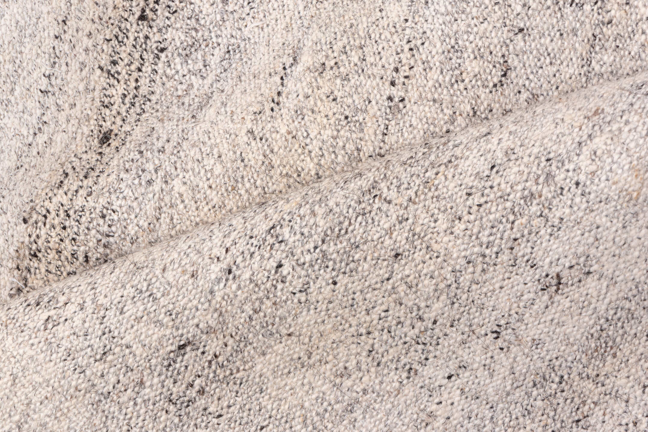 8' x 11' one-of-a-kind handmade vintage Flatweave large size rug. Color palette: ivory, cream, taupe, light gray, beige