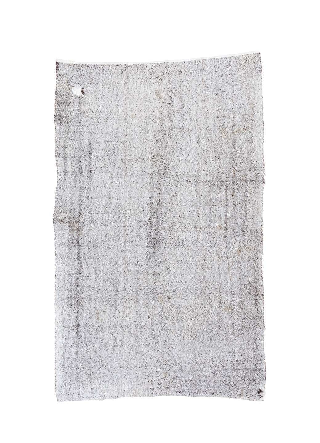 5' x 9' one-of-a-kind handmade vintage Flatweave medium size rug. Color palette: alice blue, dark gray, dim gray, gainsboro