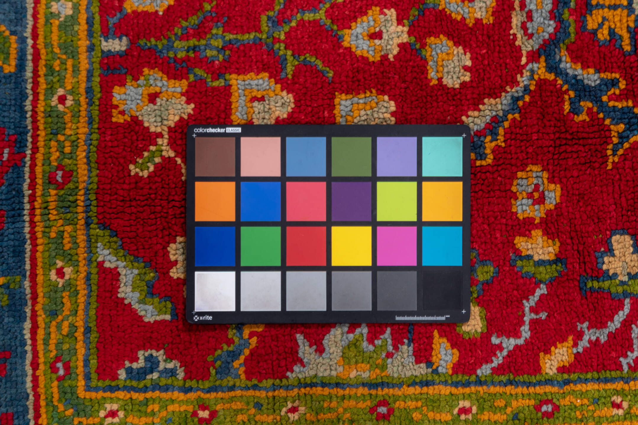 7' x 10' one-of-a-kind handmade vintage European large size rug. Color palette: blue, brown, burgundy, dim gray, gray, red