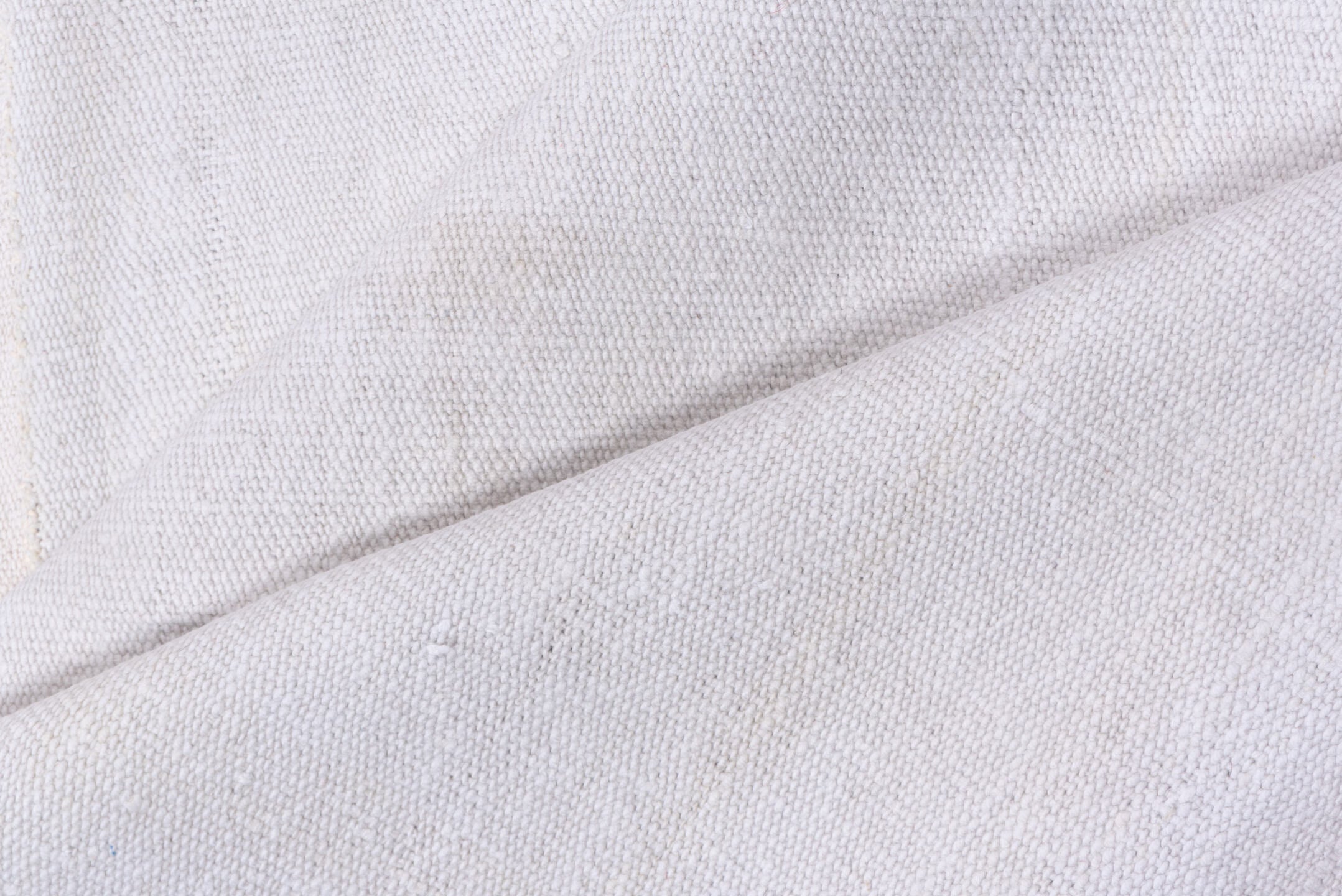 9' x 13' one-of-a-kind handmade vintage Flatweave large size rug. Color palette: ivory, cream, taupe, beige, gray