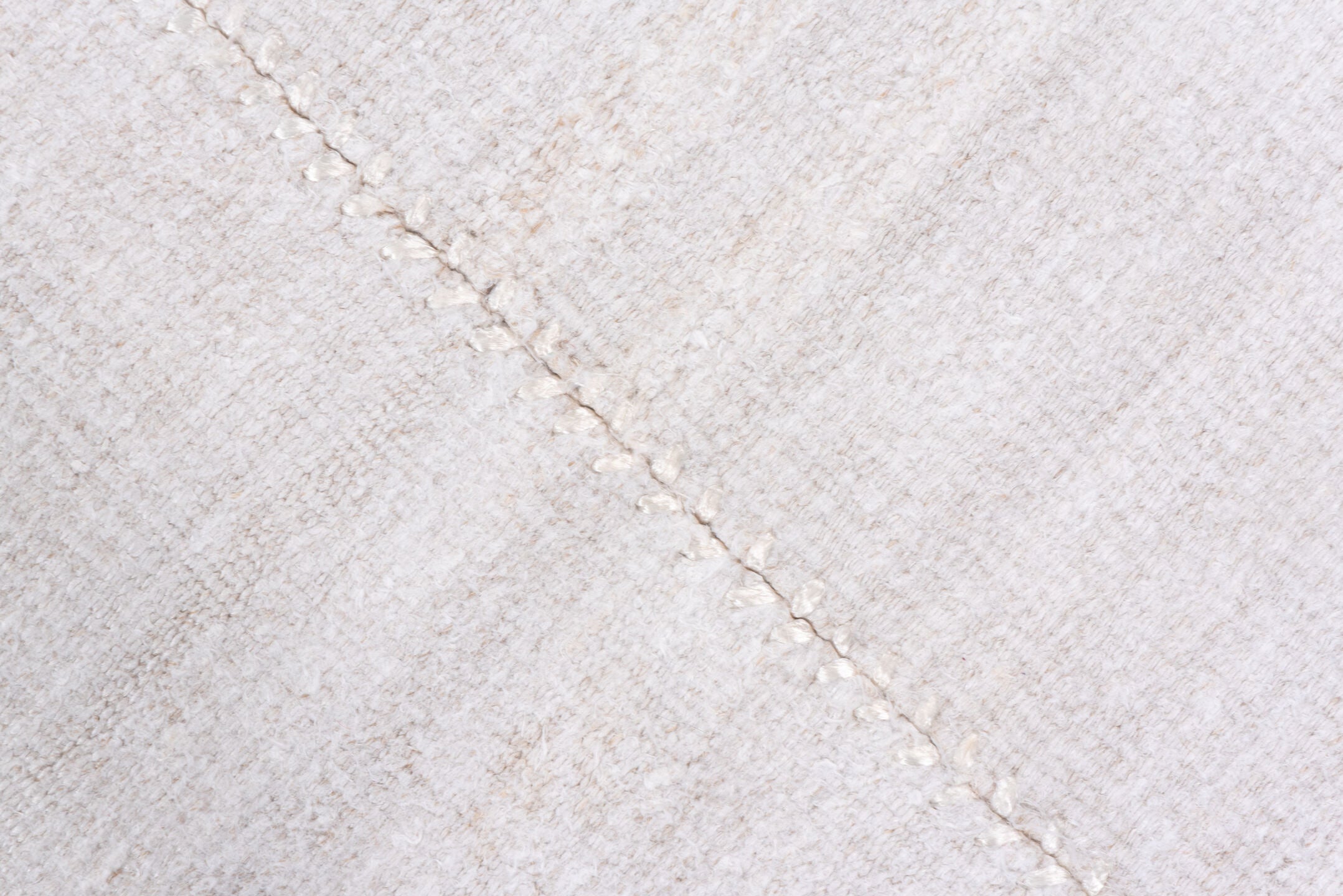 10' x 13' one-of-a-kind handmade vintage Hemp Kilim large size rug. Color palette: ivory, cream, beige, taupe, gray
