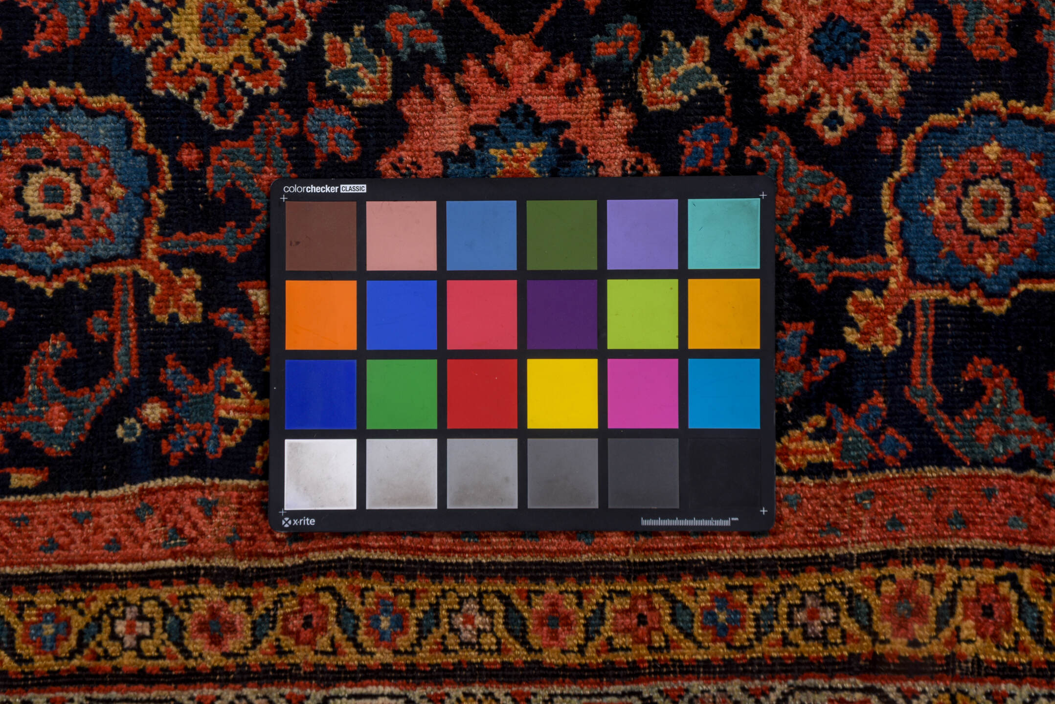 14' x 19' one-of-a-kind handmade vintage Sultanabad oversize rug. Color palette: black, blue, brown, dim gray, gray, pink