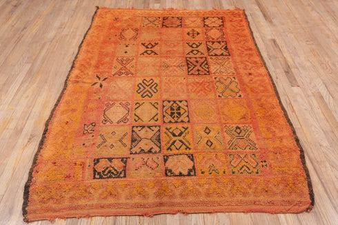 Vintage Moroccan Area Rug (4' x 7')