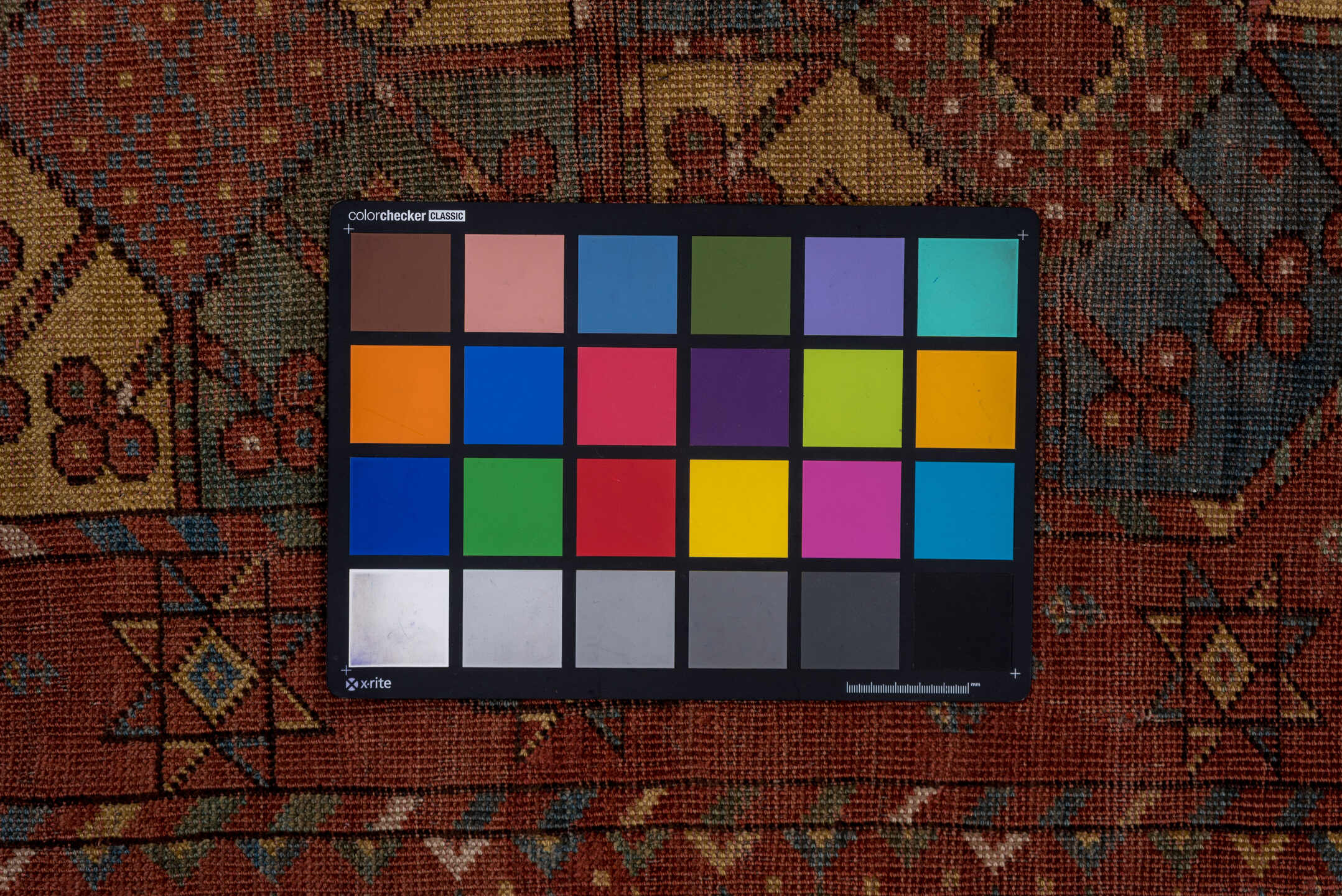 7' x 11' one-of-a-kind handmade vintage Afghan large size rug. Color palette: brown, gray, pink, red