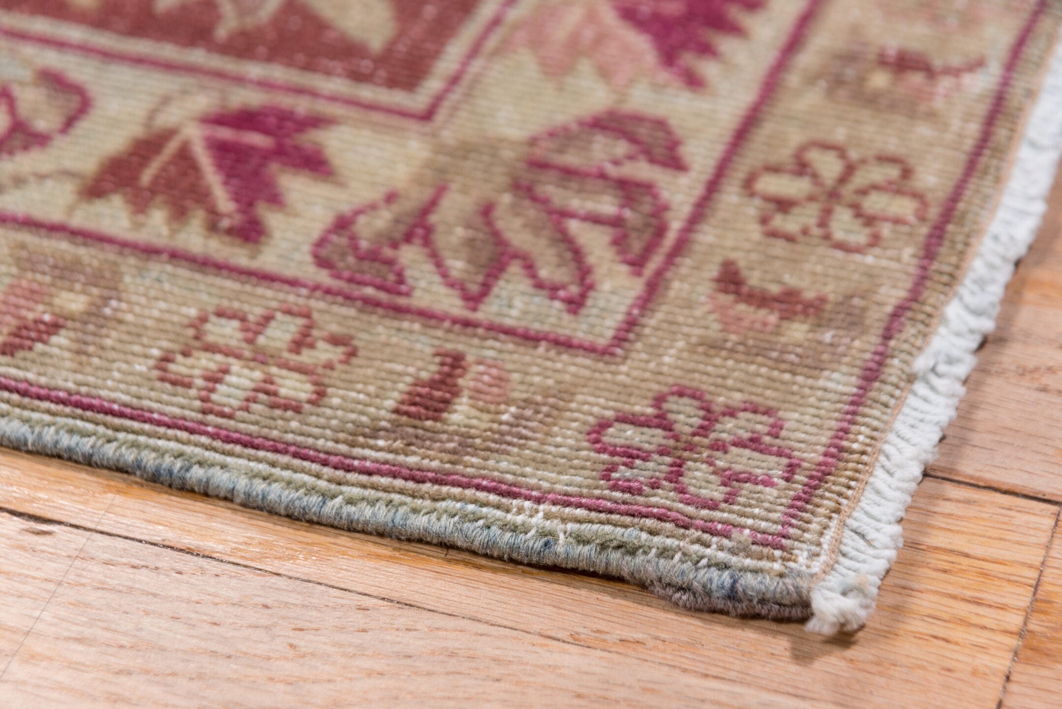 11' x 17' one-of-a-kind handmade antique Sivas oversize rug. Color palette: dusty blue, rose, ivory, blush, taupe, sage